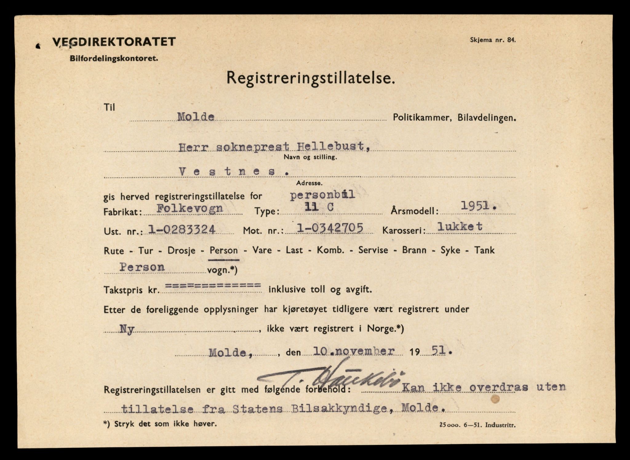 Møre og Romsdal vegkontor - Ålesund trafikkstasjon, AV/SAT-A-4099/F/Fe/L0042: Registreringskort for kjøretøy T 13906 - T 14079, 1927-1998, s. 3131
