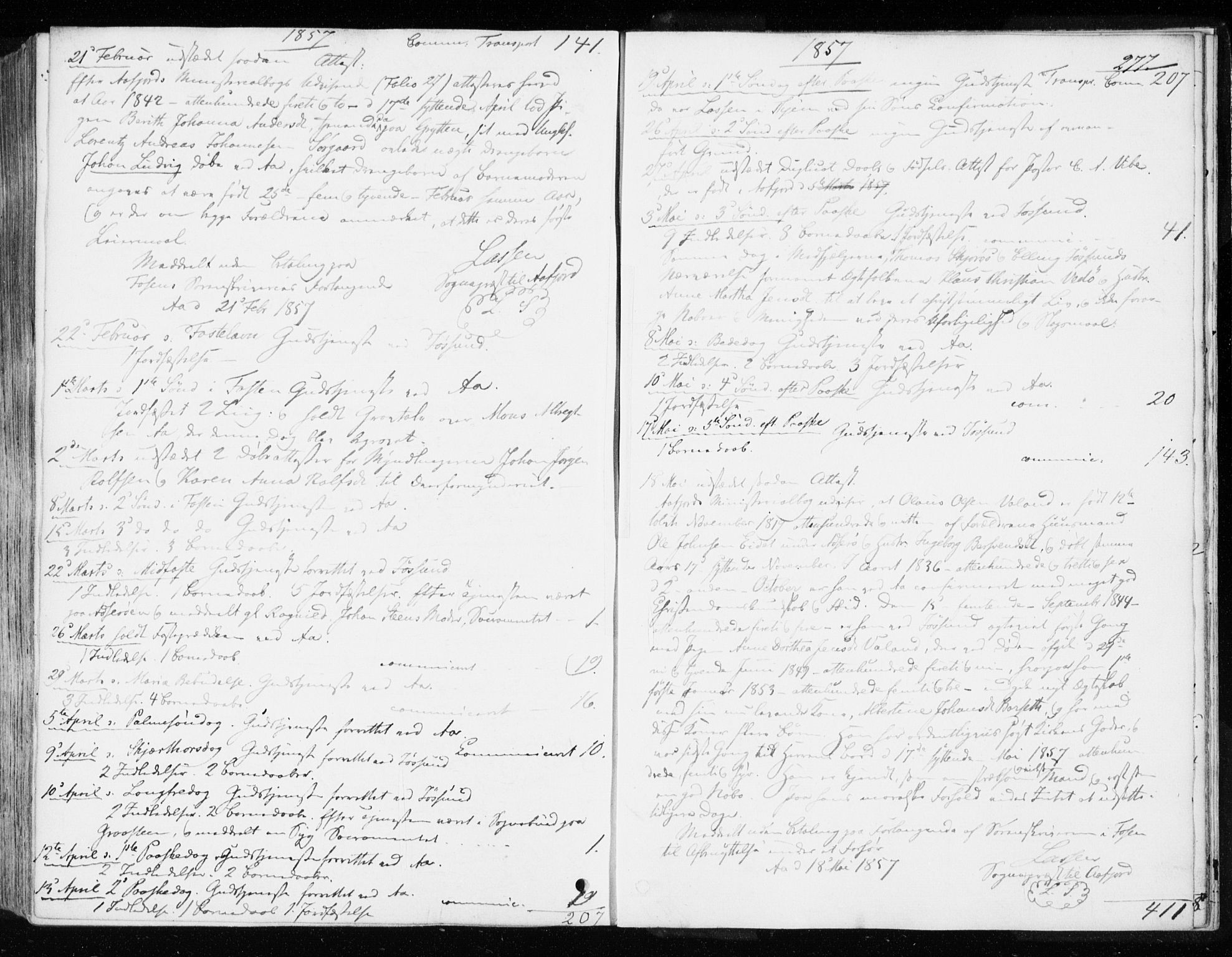 Ministerialprotokoller, klokkerbøker og fødselsregistre - Sør-Trøndelag, AV/SAT-A-1456/655/L0677: Ministerialbok nr. 655A06, 1847-1860, s. 277