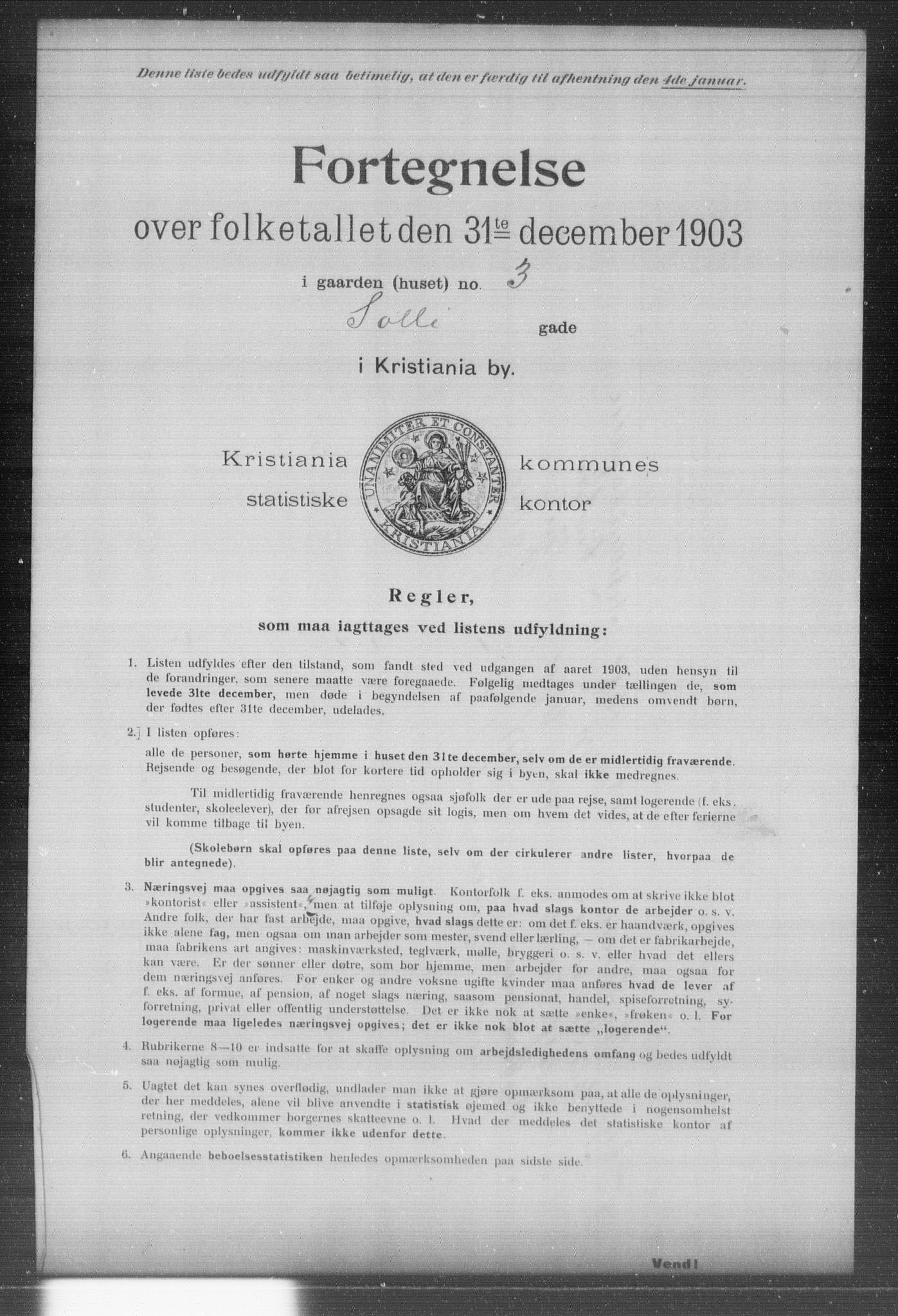 OBA, Kommunal folketelling 31.12.1903 for Kristiania kjøpstad, 1903, s. 19080