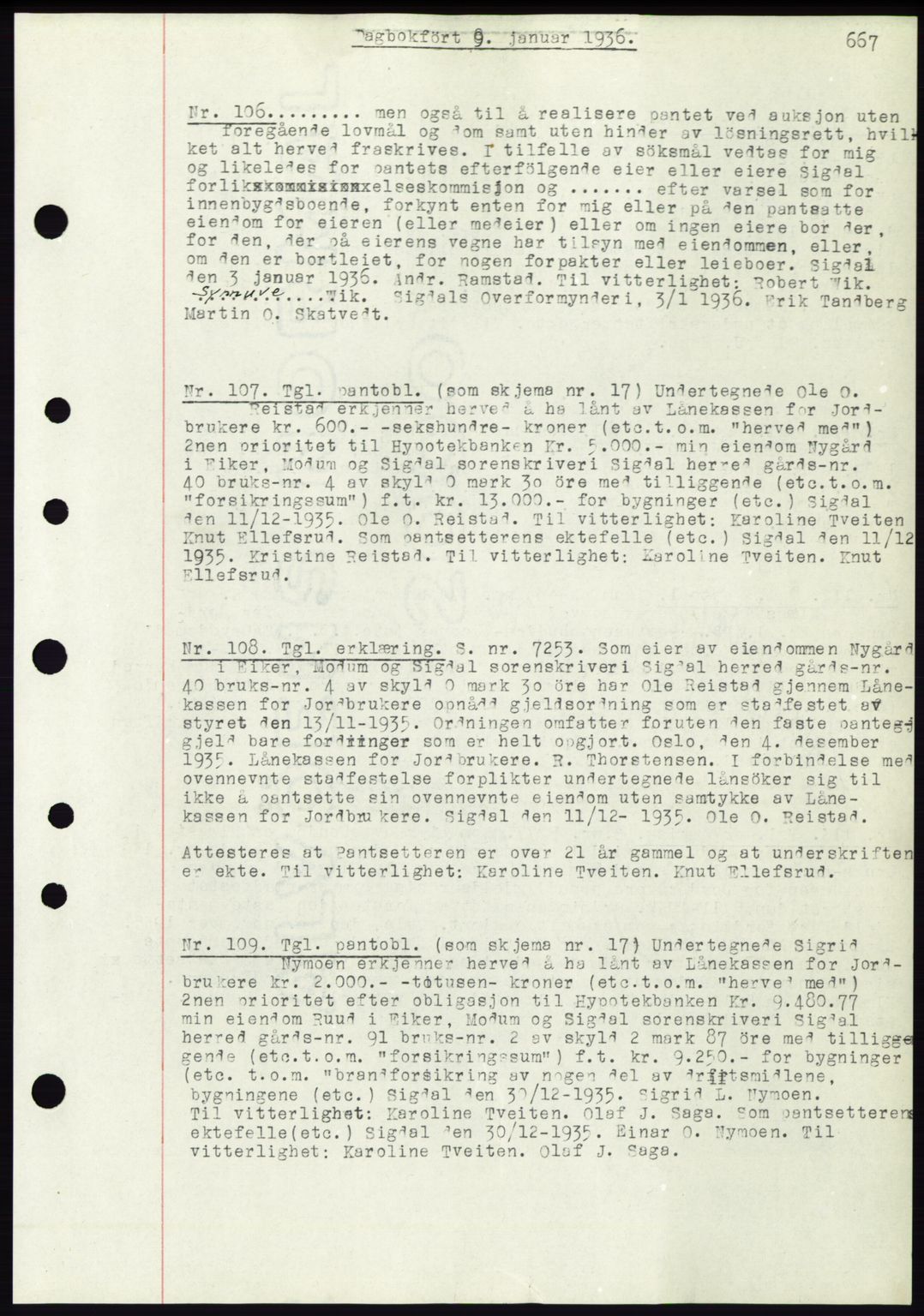 Eiker, Modum og Sigdal sorenskriveri, SAKO/A-123/G/Ga/Gab/L0031: Pantebok nr. A1, 1935-1936, Tingl.dato: 09.01.1936