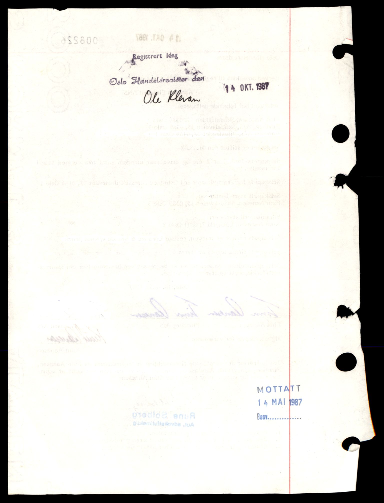 Oslo byfogd, Handelsregisteret, AV/SAT-A-10867/G/Gb/Gba/L0042: Ansvarlige selskap, A-Ø, 1944-1990