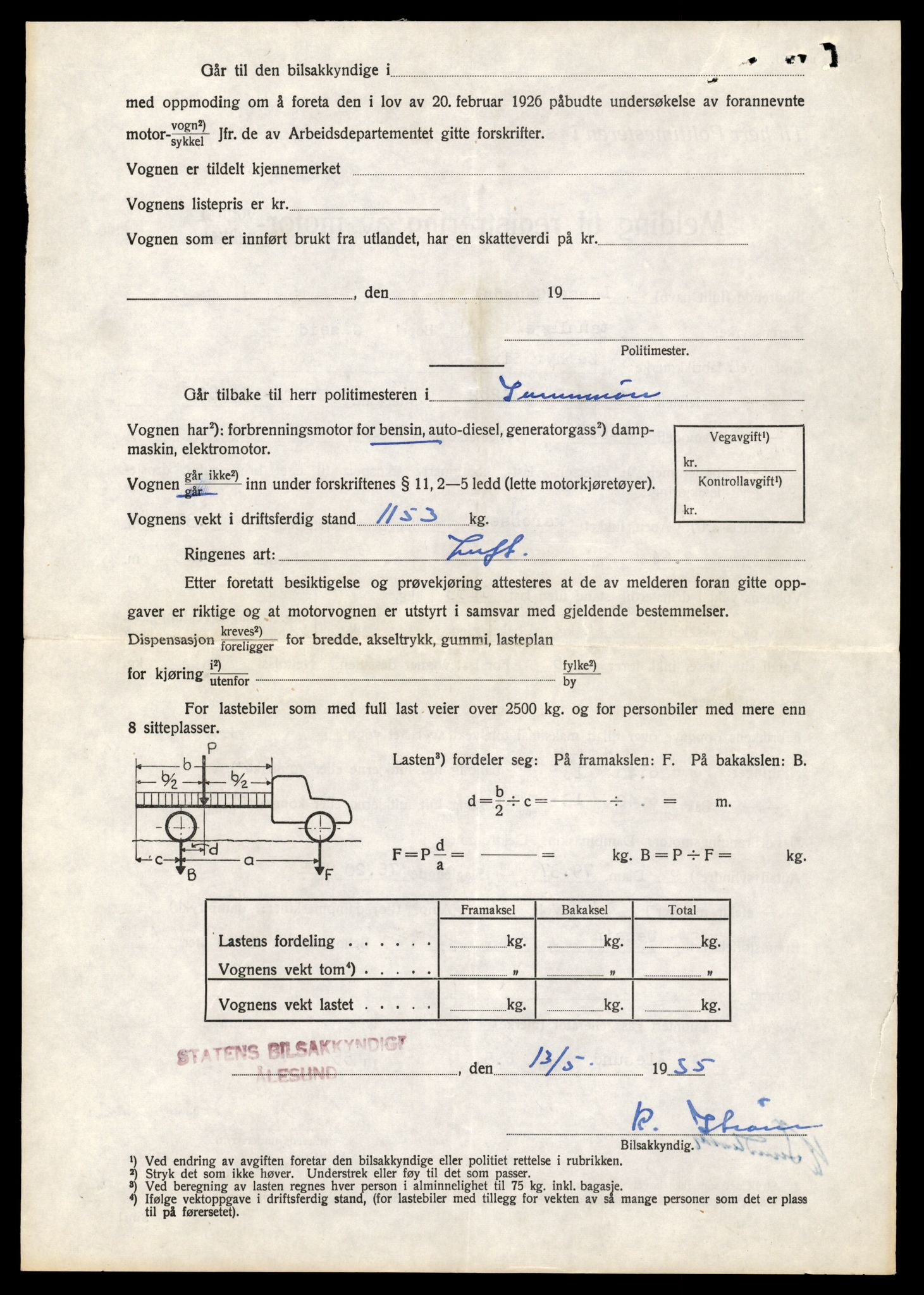 Møre og Romsdal vegkontor - Ålesund trafikkstasjon, AV/SAT-A-4099/F/Fe/L0048: Registreringskort for kjøretøy T 14721 - T 14863, 1927-1998, s. 1296