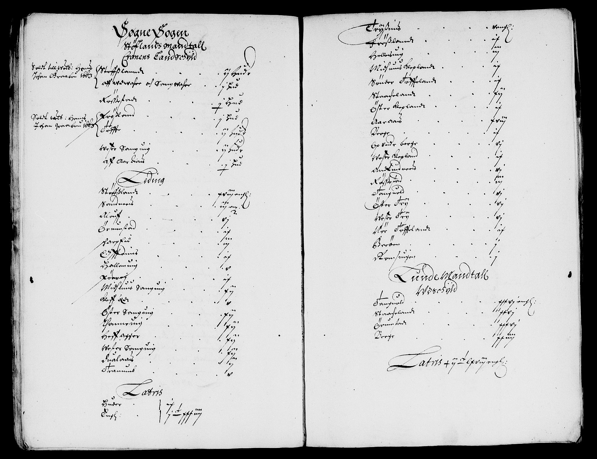 Rentekammeret inntil 1814, Reviderte regnskaper, Lensregnskaper, AV/RA-EA-5023/R/Rb/Rbq/L0053: Nedenes len. Mandals len. Råbyggelag. Laksefisket i Mandals len., 1629-1663