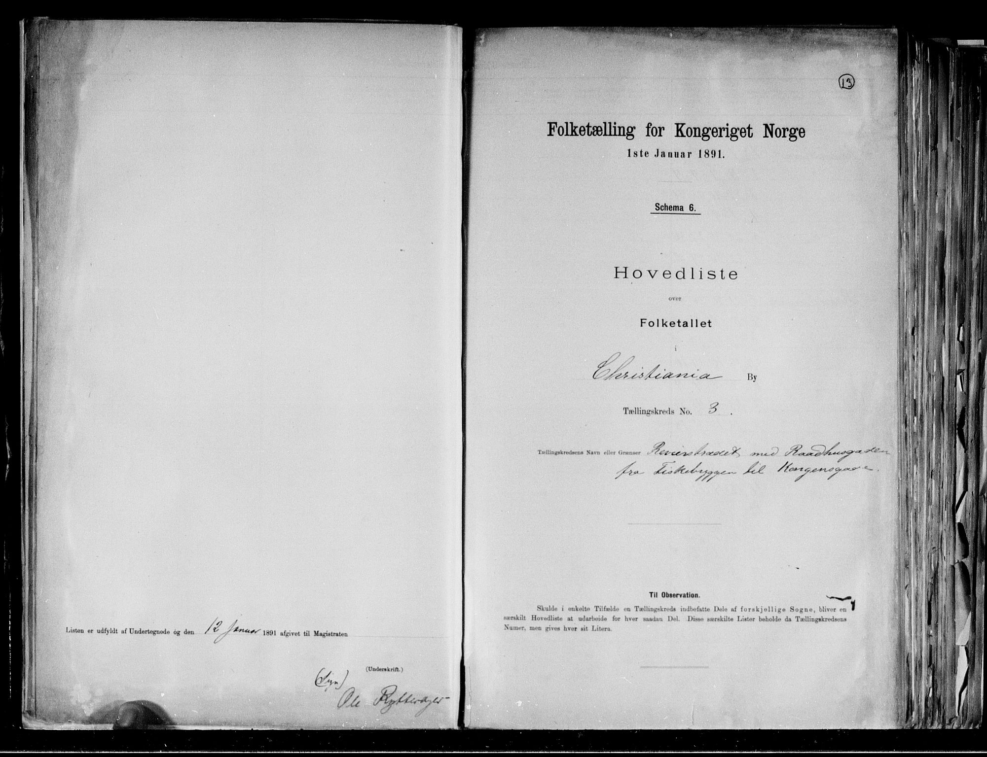 RA, Folketelling 1891 for 0301 Kristiania kjøpstad, 1891, s. 151