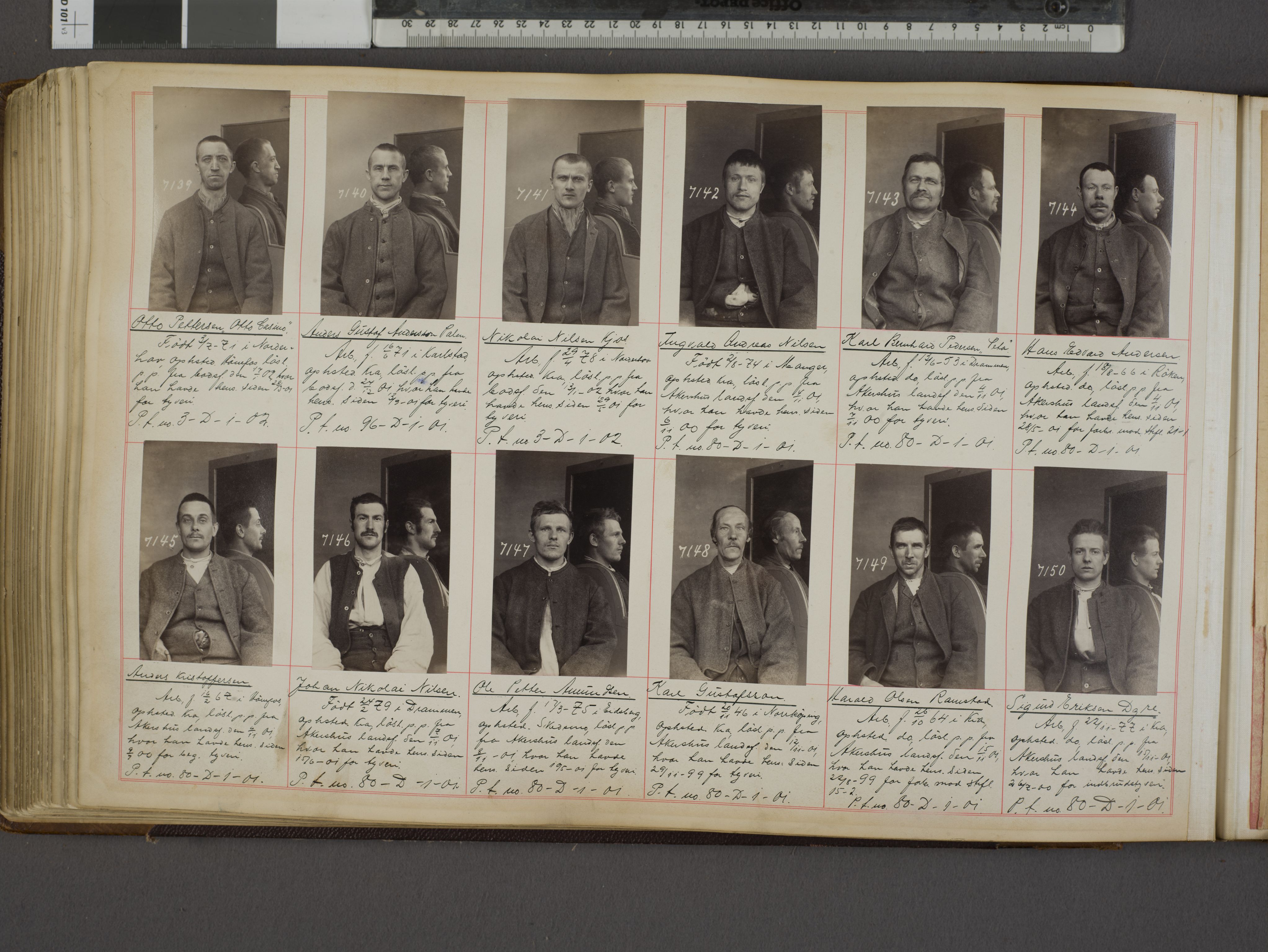 Oslo politikammer, Kriminalavdelingen, AV/SAO-A-11137/U/Ua/L0007: Forbryteralbum, 1901-1902, s. 39