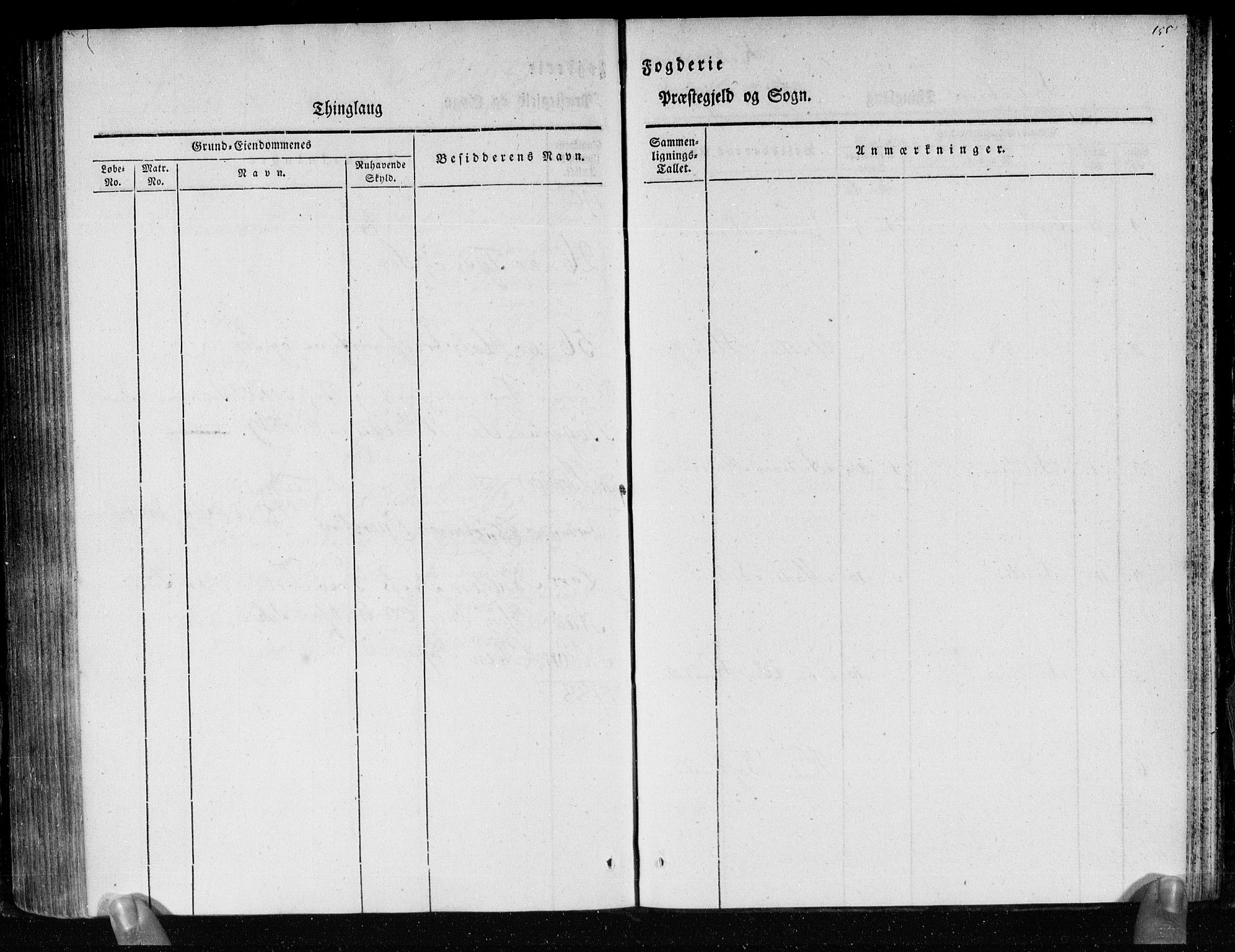 Hovedmatrikkelkommisjonen, AV/RA-S-1529, 1819-1831, s. 154b-155a