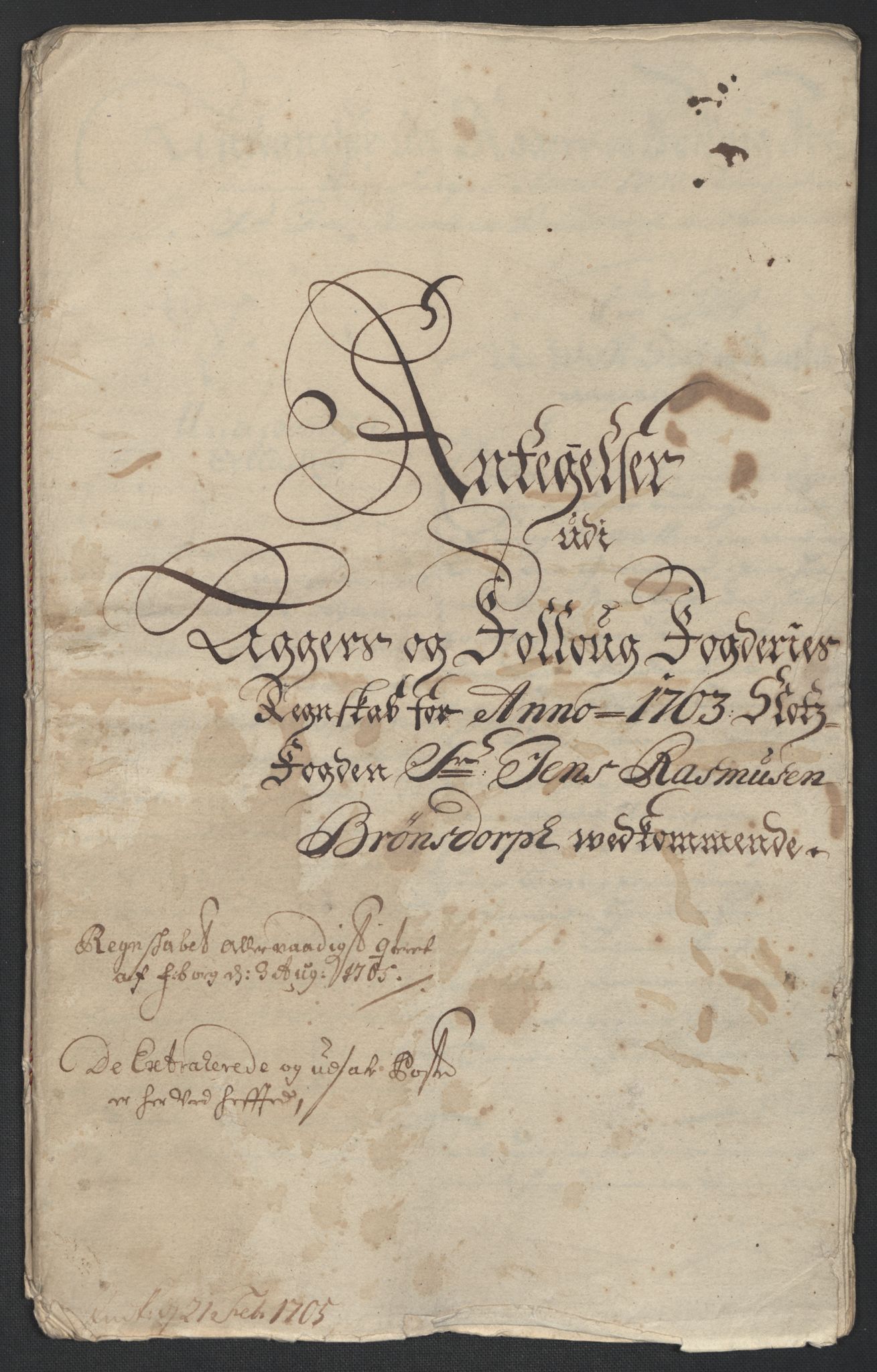 Rentekammeret inntil 1814, Reviderte regnskaper, Fogderegnskap, RA/EA-4092/R10/L0445: Fogderegnskap Aker og Follo, 1703-1704, s. 258
