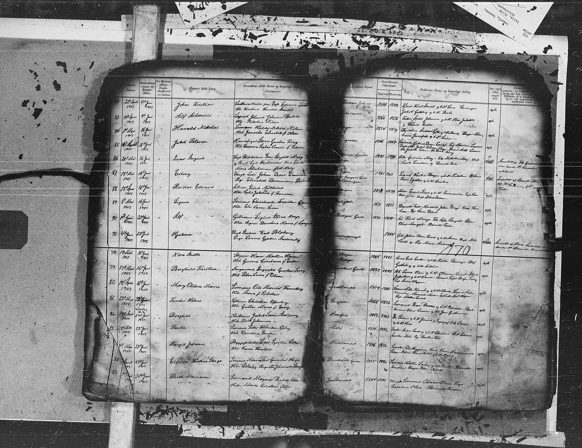 Ministerialprotokoller, klokkerbøker og fødselsregistre - Møre og Romsdal, AV/SAT-A-1454/572/L0855: Ministerialbok nr. 572A18, 1898-1913, s. 170