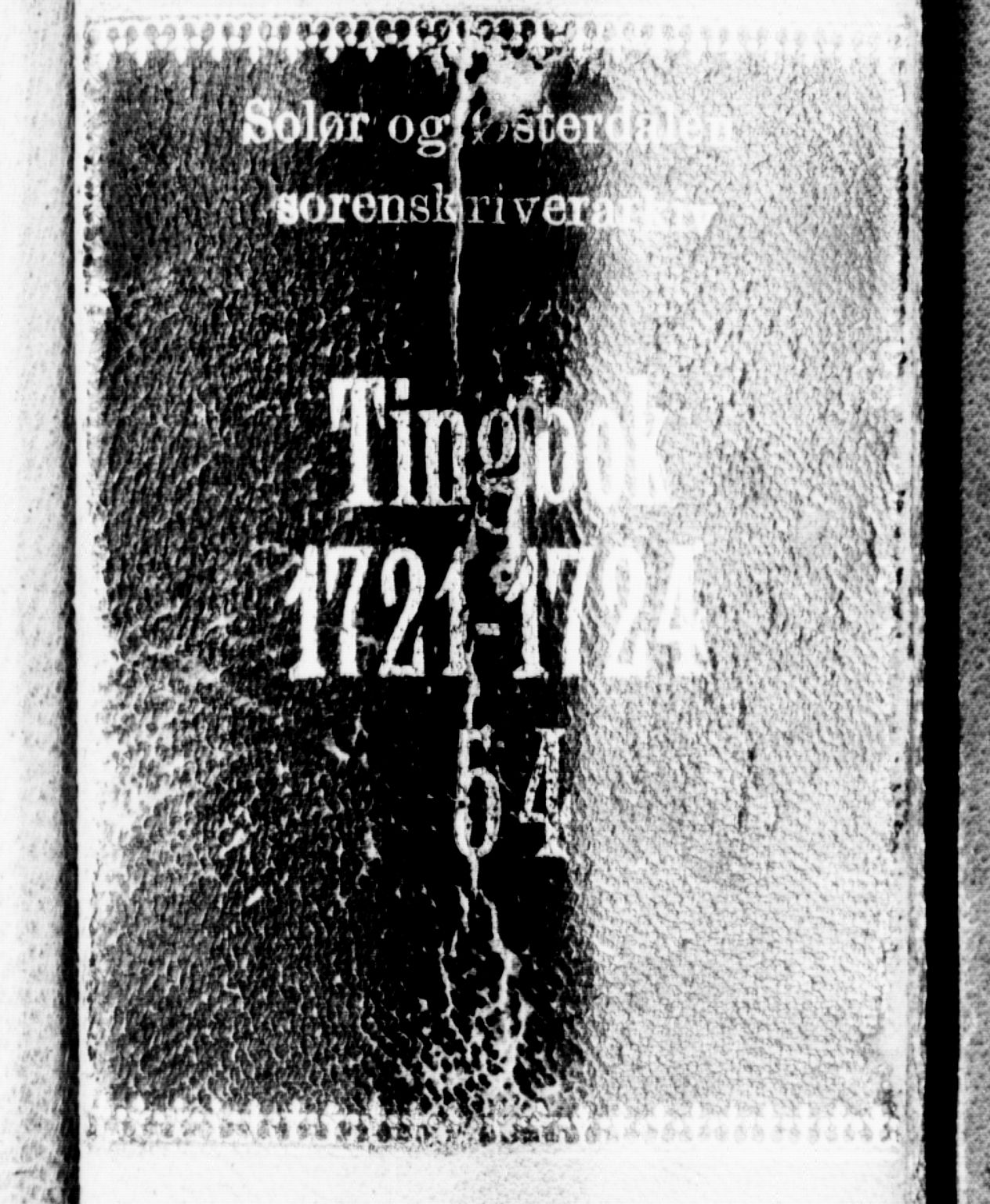Solør og Østerdalen sorenskriveri, SAH/TING-024/G/Gb/L0054: Tingbok, 1721-1724