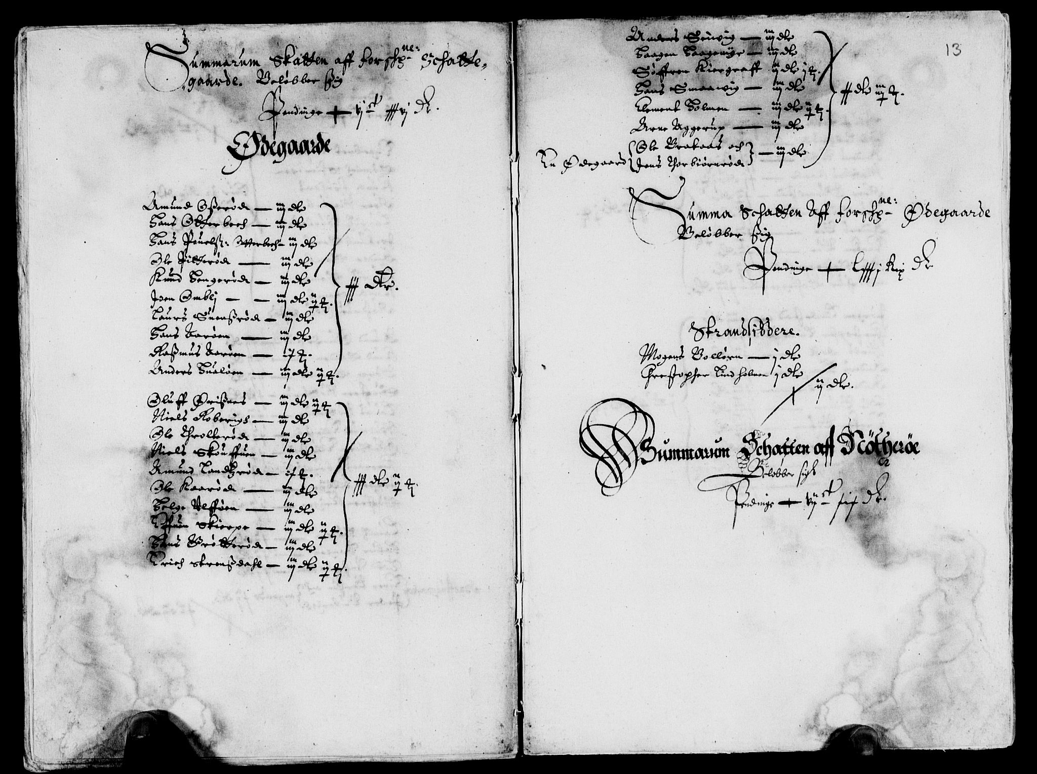 Rentekammeret inntil 1814, Reviderte regnskaper, Lensregnskaper, AV/RA-EA-5023/R/Rb/Rbo/L0026: Tønsberg len, 1644-1646