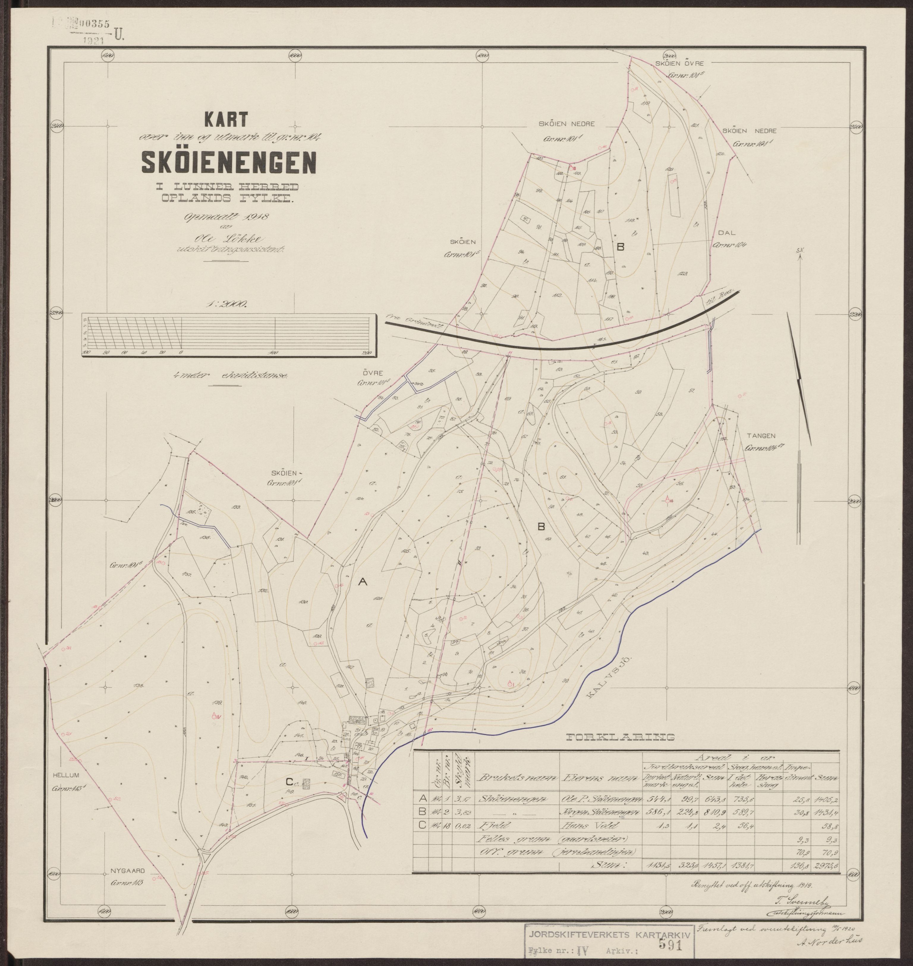 Jordskifteverkets kartarkiv, RA/S-3929/T, 1859-1988, s. 733