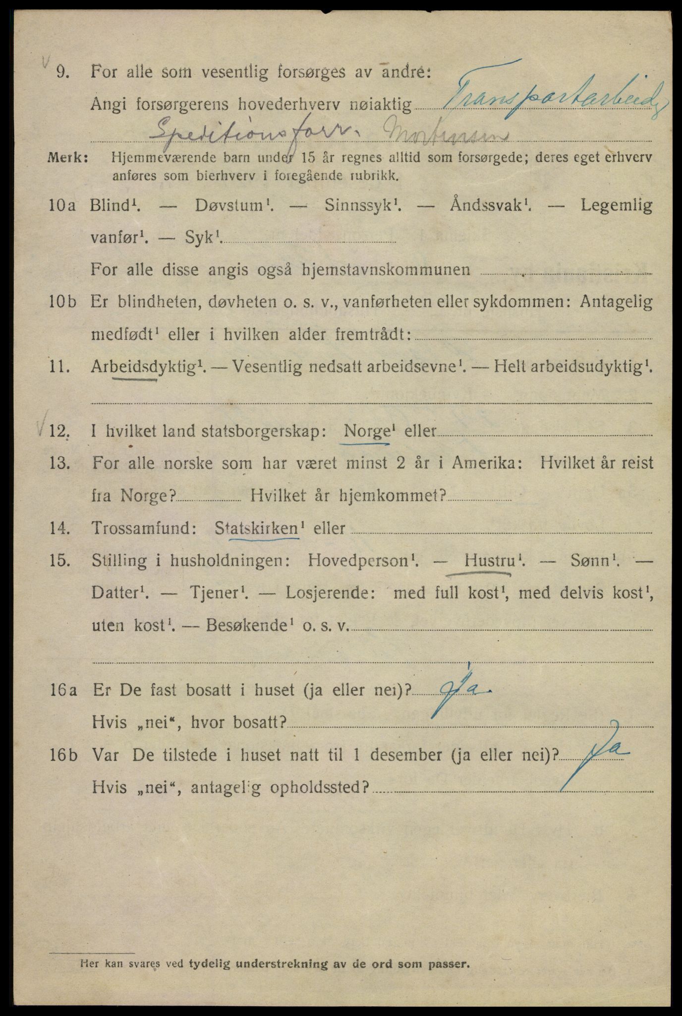 SAO, Folketelling 1920 for 0301 Kristiania kjøpstad, 1920, s. 527990