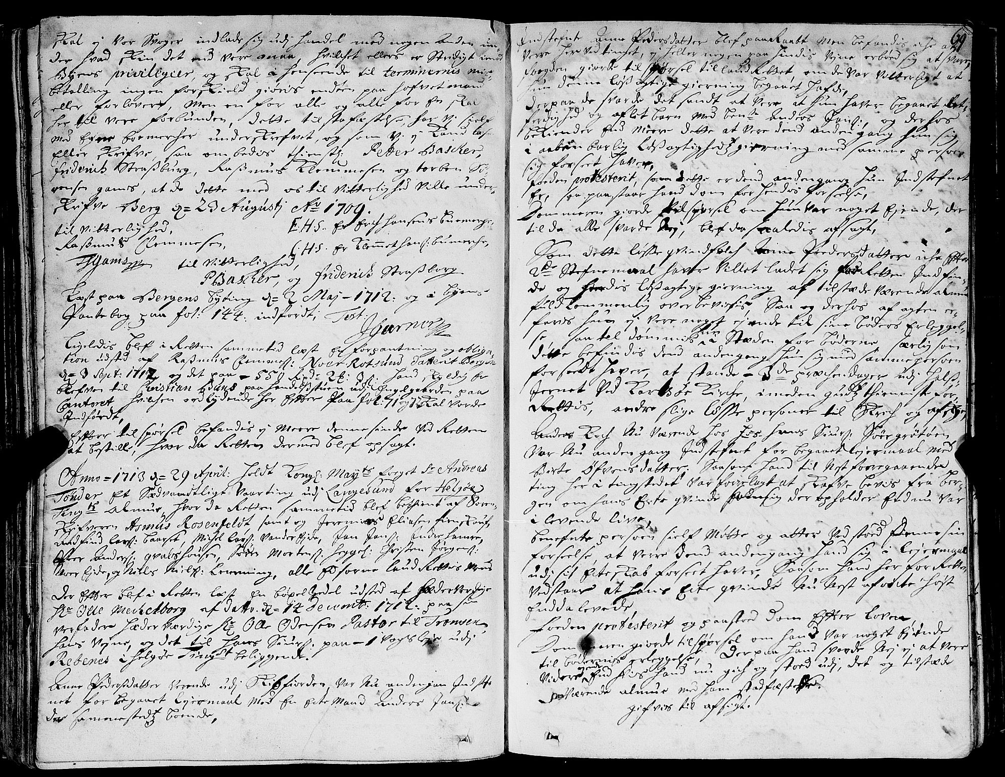 Sorenskriveren i Tromsø (-1755), SATØ/S-0262, 1707-1728, s. 68b-69a