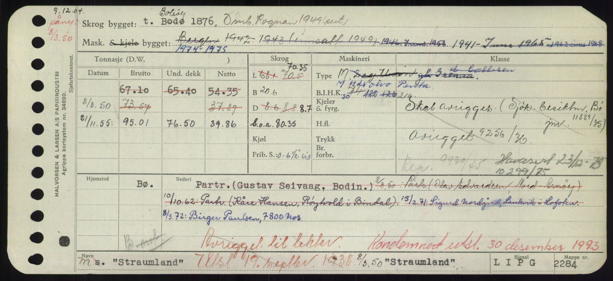 Sjøfartsdirektoratet med forløpere, Skipsmålingen, RA/S-1627/H/Hd/L0036: Fartøy, St, s. 611