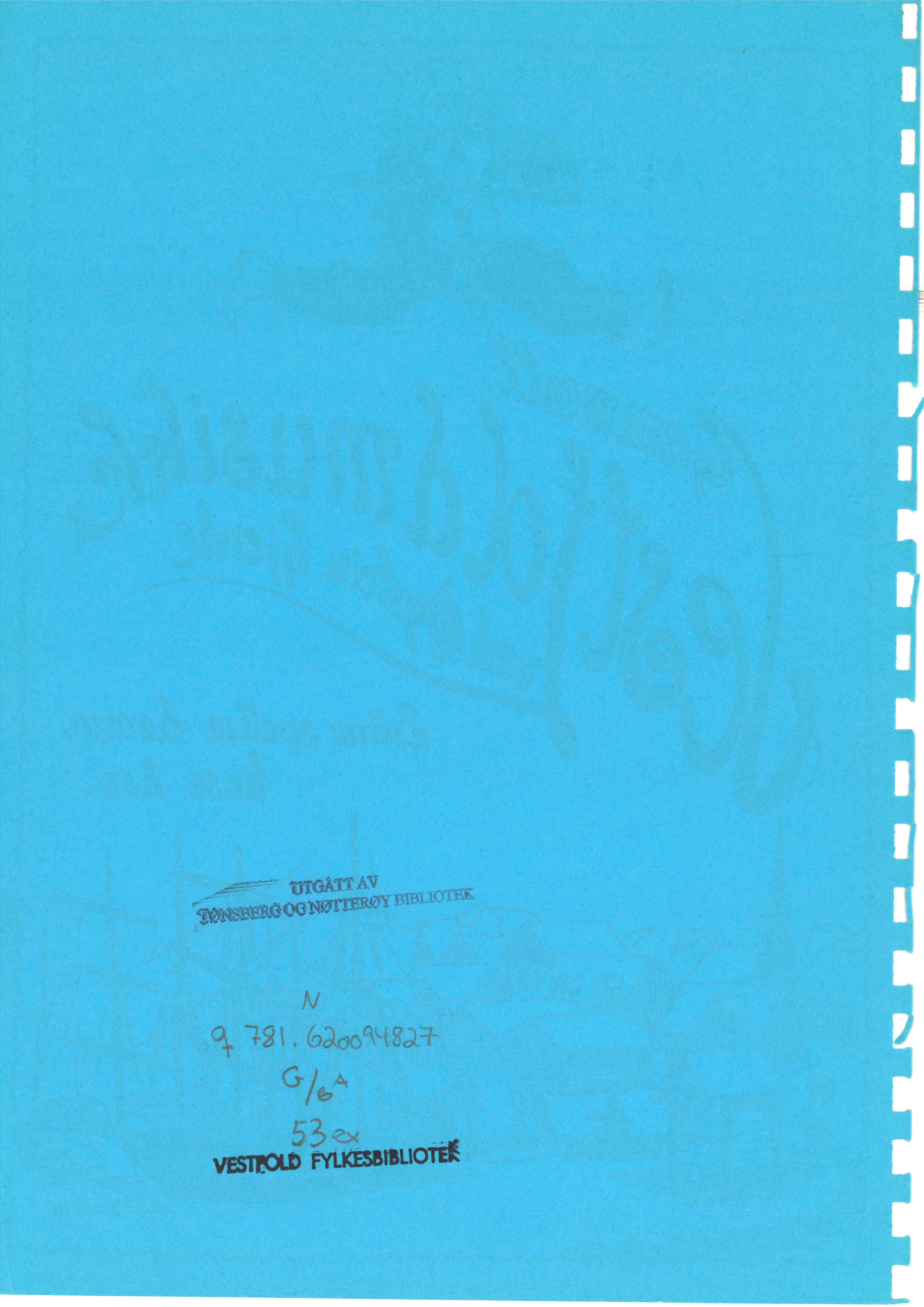 Sa 16 - Folkemusikk fra Vestfold, Gjerdesamlingen, VEMU/A-1868/H/L0003/0003: Innsamlet informasjon, kopier / 6a brevsamlingen til Judith Grimholt, Larvik