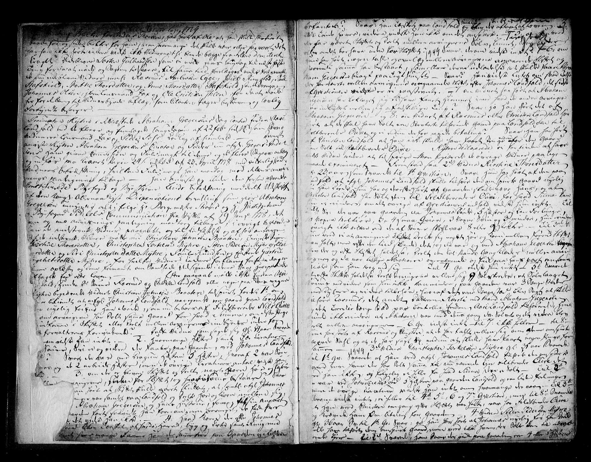 Lier, Røyken og Hurum sorenskriveri, AV/SAKO-A-89/F/Fa/L0057: Tingbok, 1779-1782, s. 3