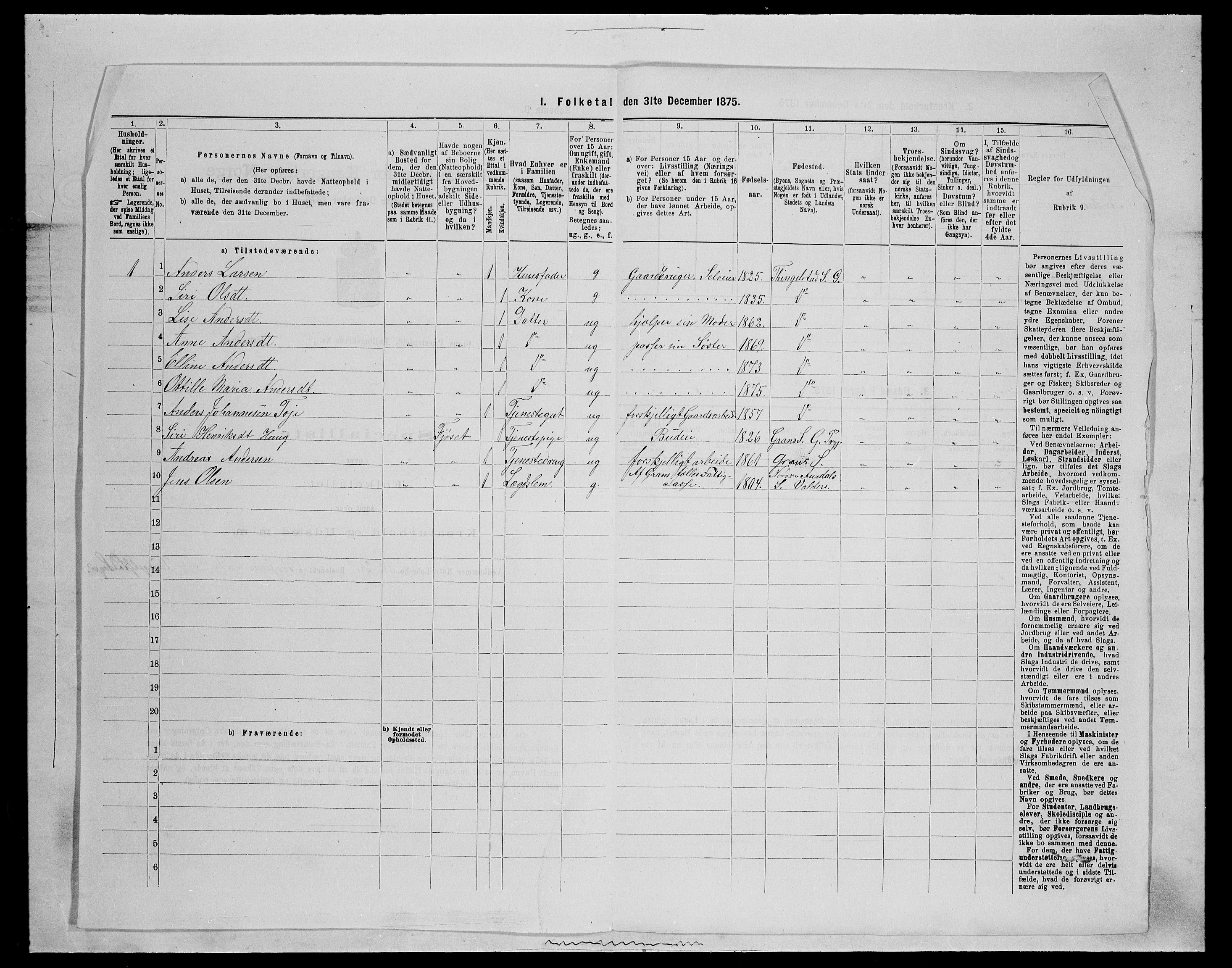 SAH, Folketelling 1875 for 0534P Gran prestegjeld, 1875, s. 766