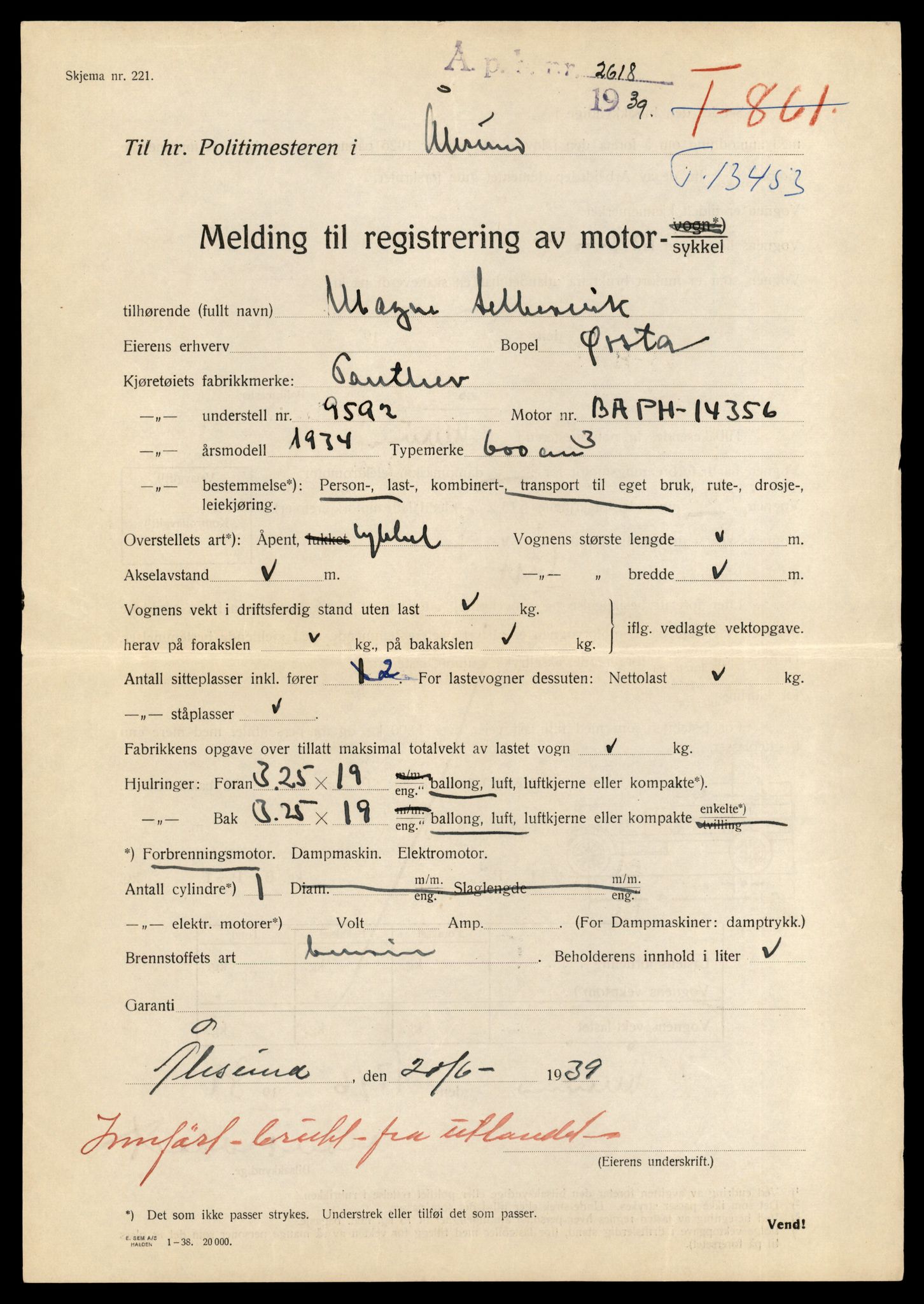 Møre og Romsdal vegkontor - Ålesund trafikkstasjon, AV/SAT-A-4099/F/Fe/L0039: Registreringskort for kjøretøy T 13361 - T 13530, 1927-1998, s. 1583