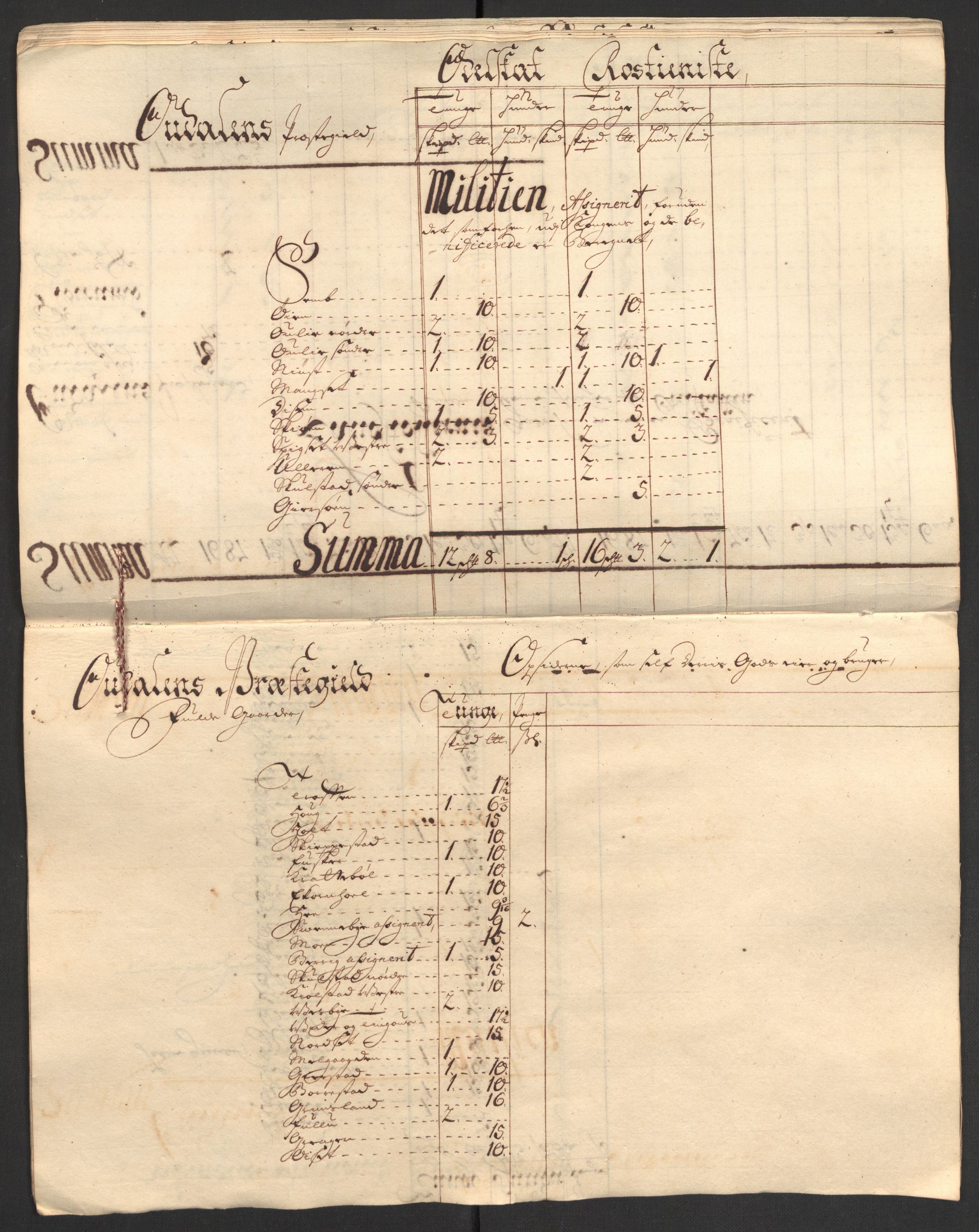 Rentekammeret inntil 1814, Reviderte regnskaper, Fogderegnskap, AV/RA-EA-4092/R13/L0844: Fogderegnskap Solør, Odal og Østerdal, 1707, s. 215