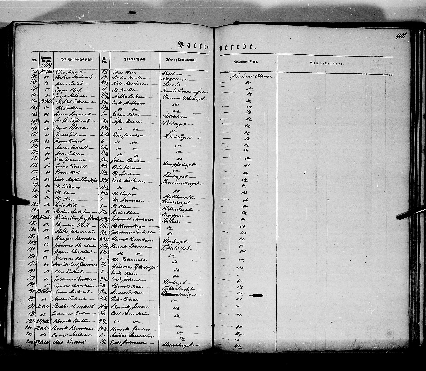 Grue prestekontor, SAH/PREST-036/H/Ha/Haa/L0008: Ministerialbok nr. 8, 1847-1858, s. 410