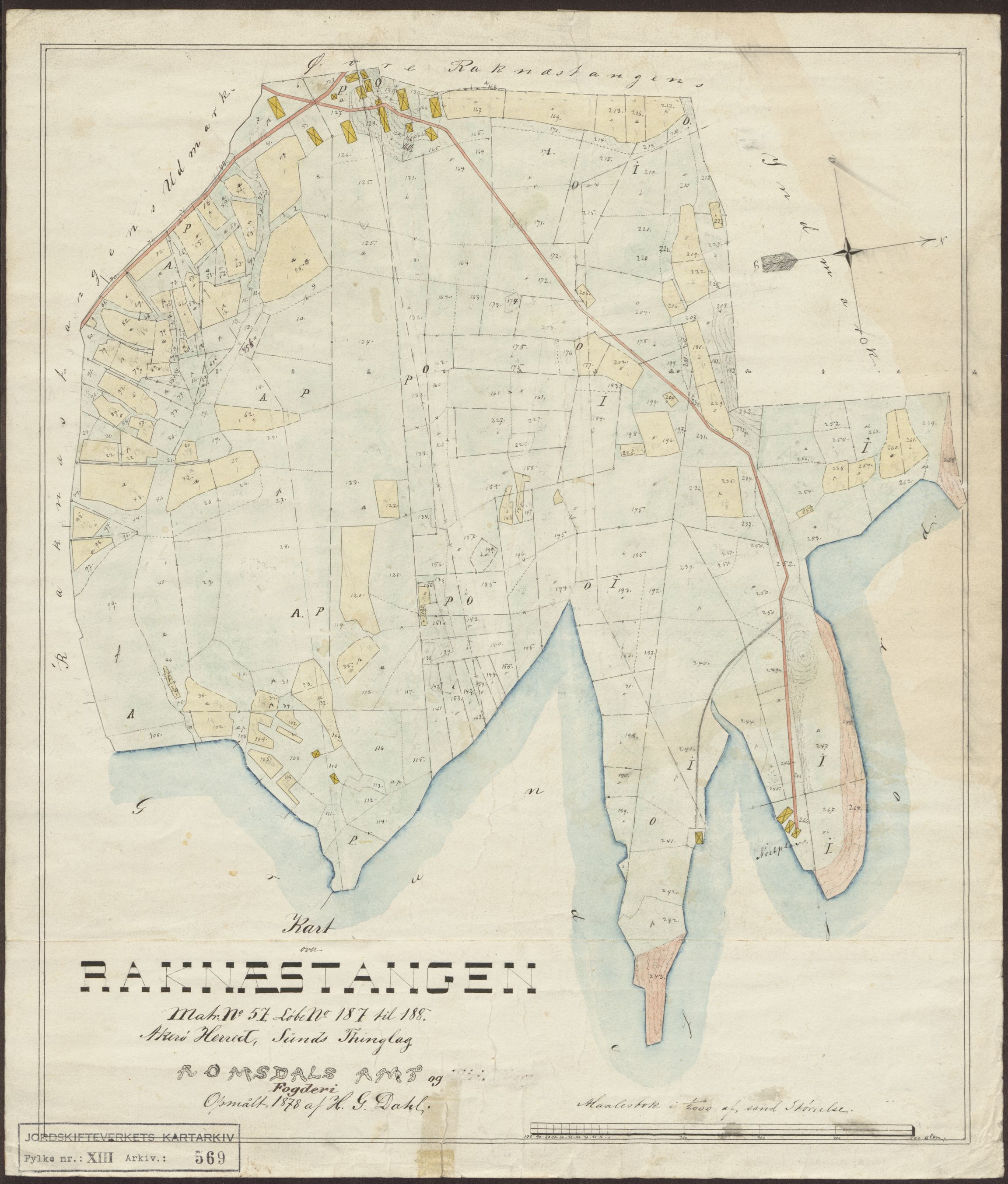 Jordskifteverkets kartarkiv, AV/RA-S-3929/T, 1859-1988, s. 733