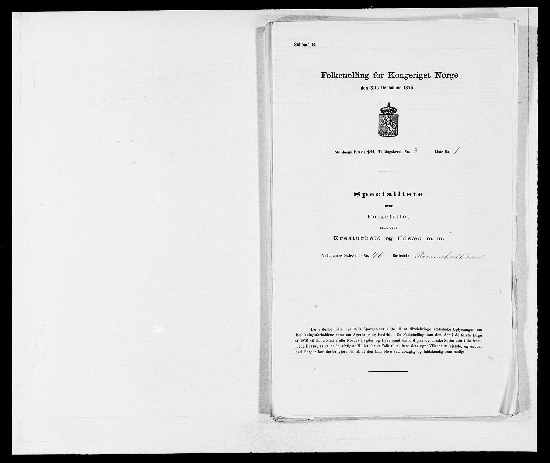 SAB, Folketelling 1875 for 1221P Stord prestegjeld, 1875, s. 177