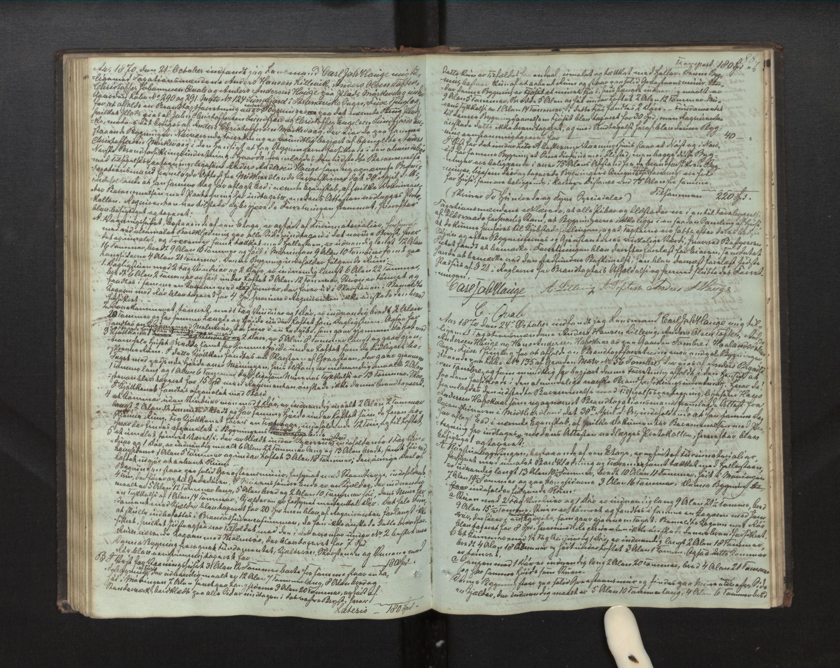 Lensmannen i Fusa, AV/SAB-A-32401/1/0012/L0001: Branntakstprotokoll, 1846-1878, s. 87b-88a