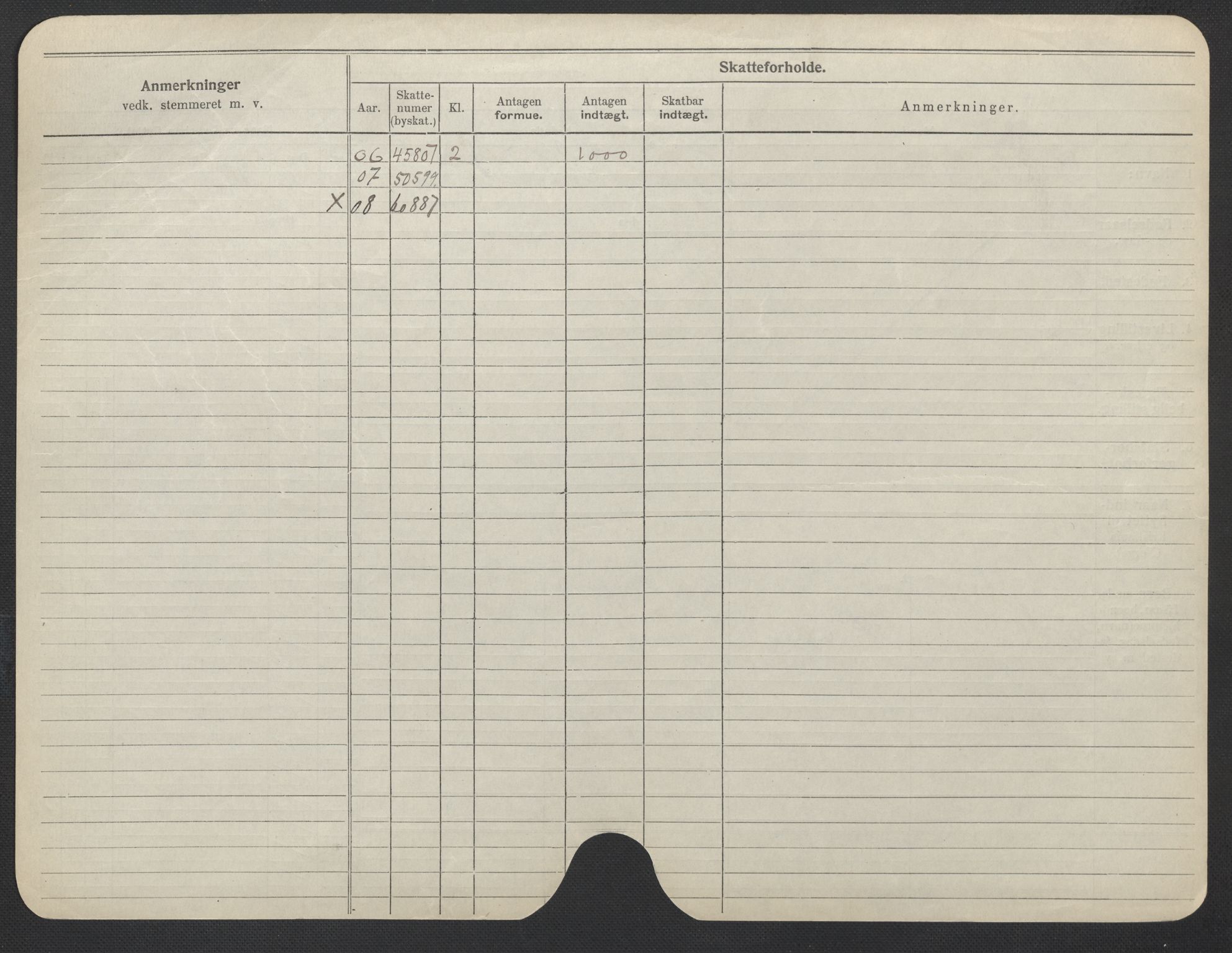 Oslo folkeregister, Registerkort, SAO/A-11715/F/Fa/Fac/L0019: Kvinner, 1906-1914, s. 1127b