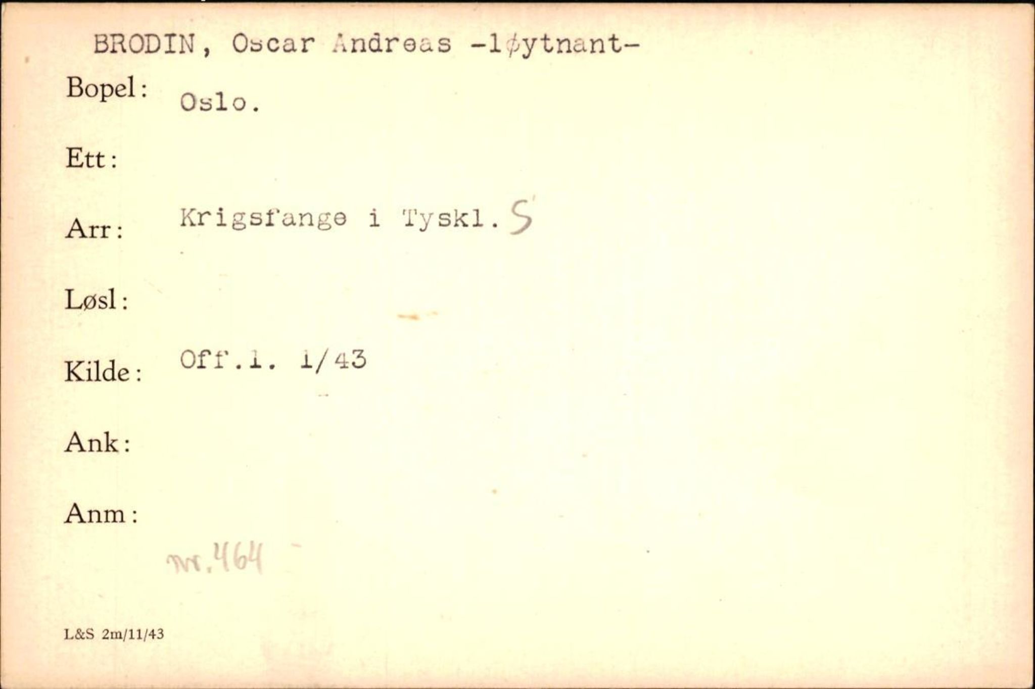 Forsvaret, Forsvarets krigshistoriske avdeling, AV/RA-RAFA-2017/Y/Yf/L0200: II-C-11-2102  -  Norske krigsfanger i Tyskland, 1940-1945, s. 153