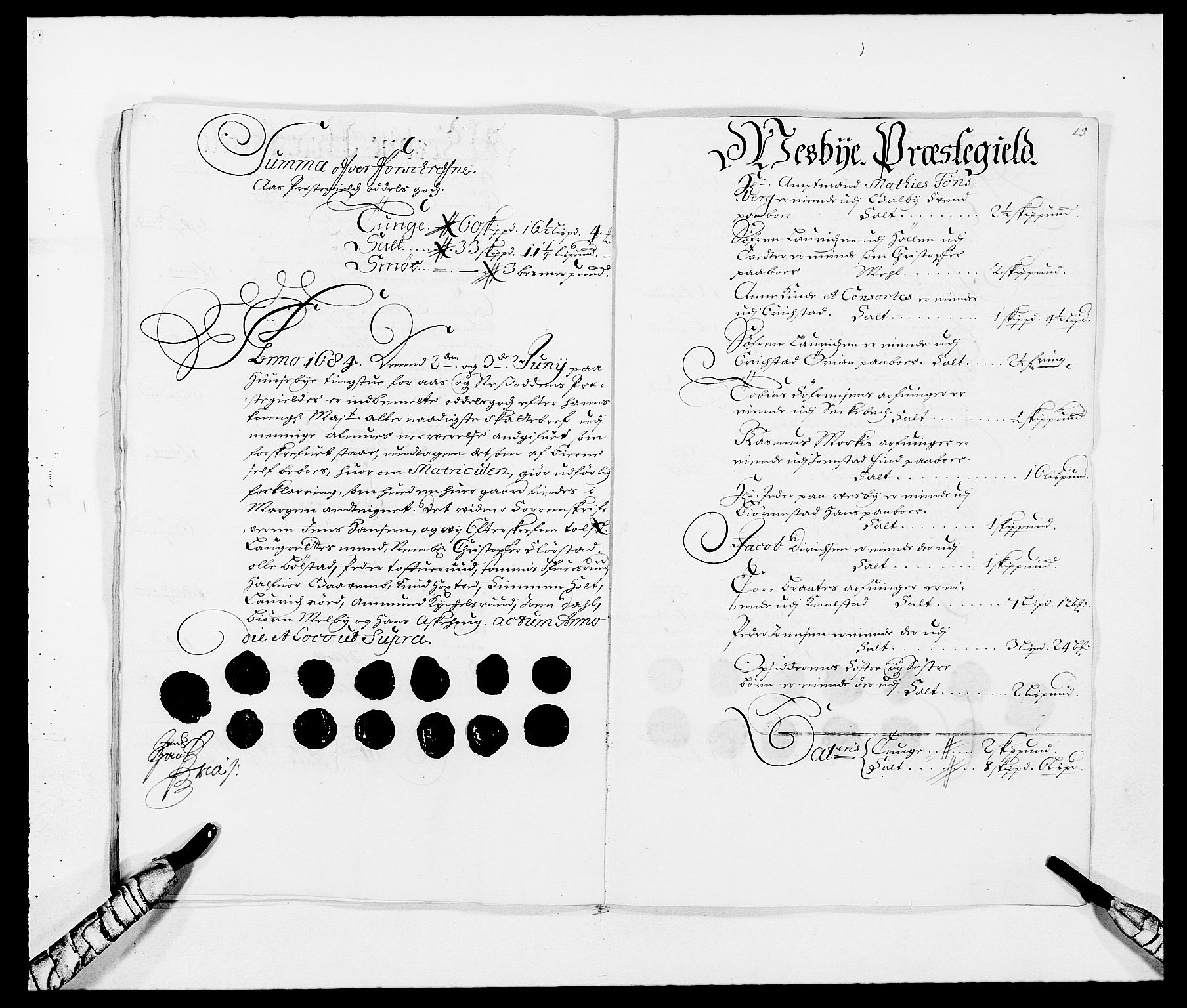 Rentekammeret inntil 1814, Reviderte regnskaper, Fogderegnskap, AV/RA-EA-4092/R09/L0431: Fogderegnskap Follo, 1684, s. 156