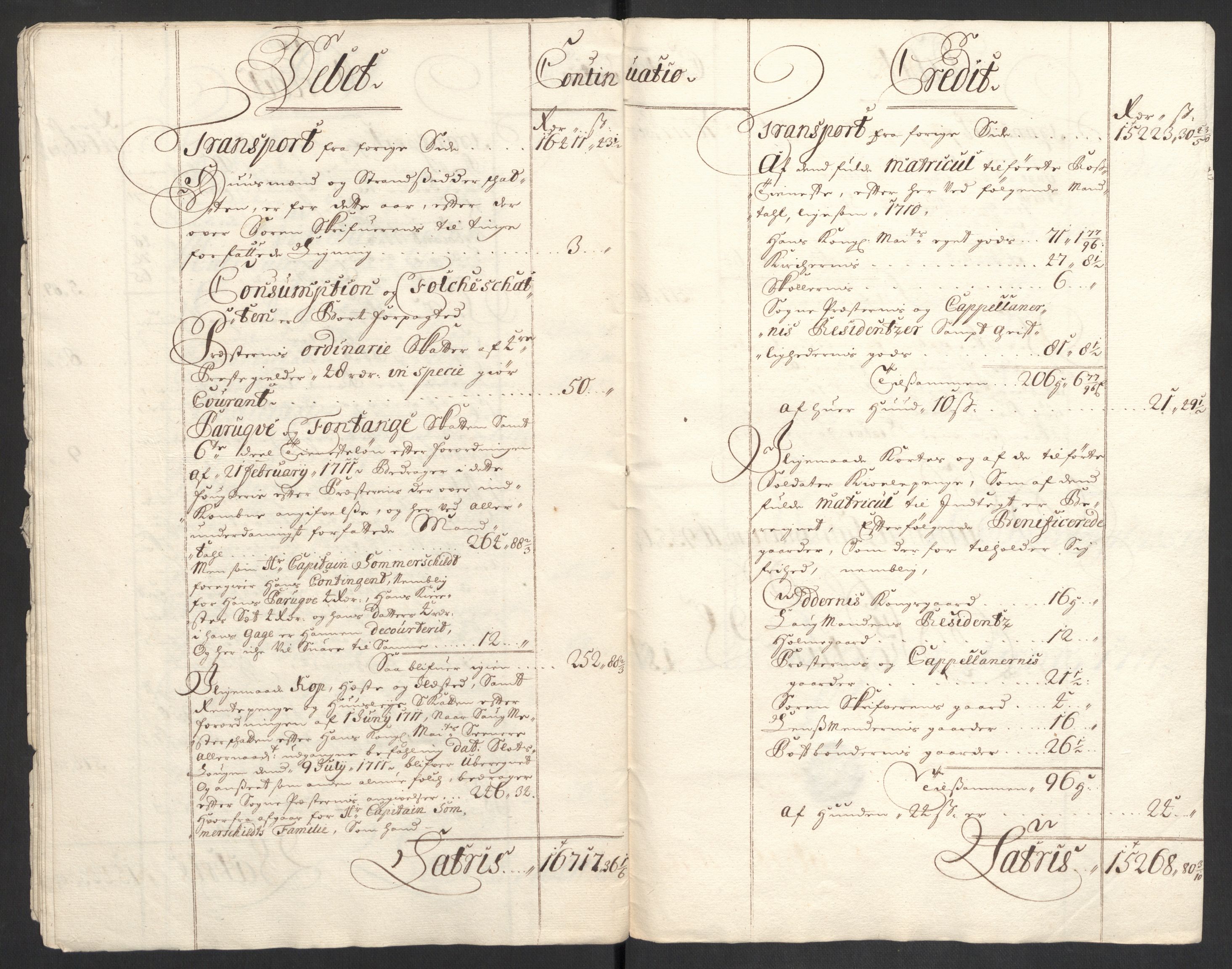 Rentekammeret inntil 1814, Reviderte regnskaper, Fogderegnskap, AV/RA-EA-4092/R43/L2554: Fogderegnskap Lista og Mandal, 1711, s. 23