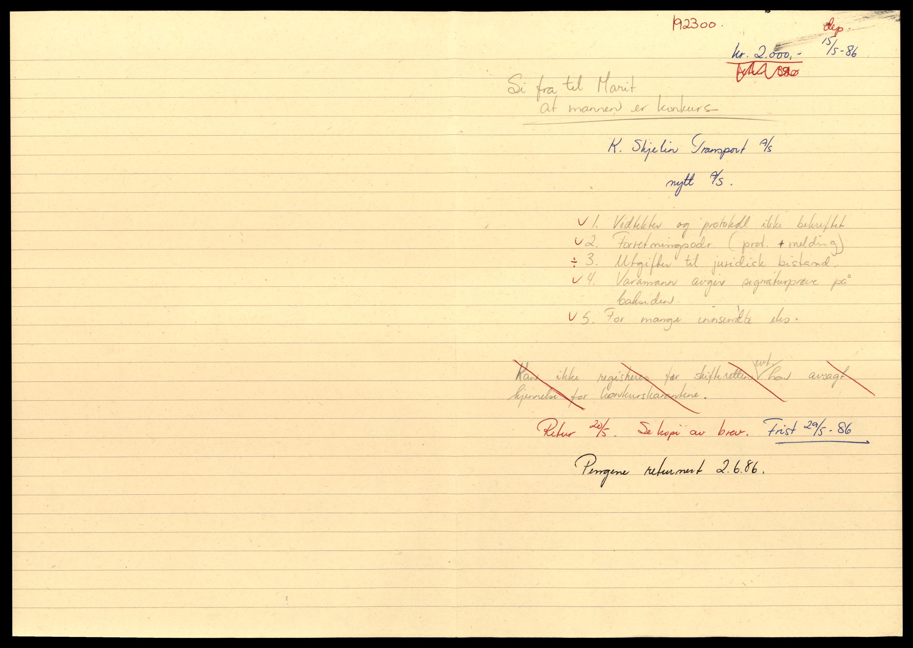 Nes tingrett, AV/SAT-A-10548/K/Ke/Keb/L0020: Aksjeselskap, Skj - Sør, 1944-1990, s. 5