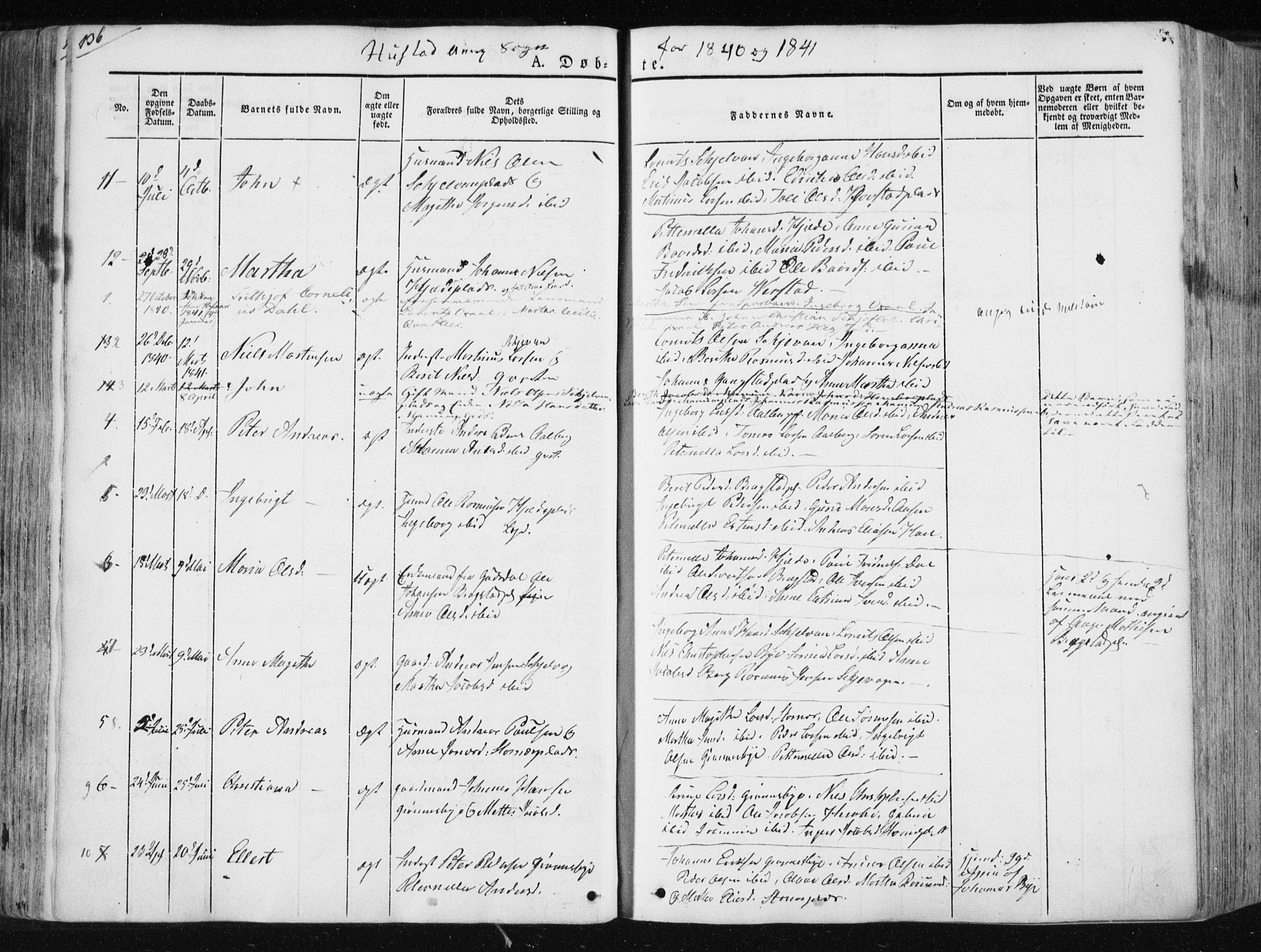 Ministerialprotokoller, klokkerbøker og fødselsregistre - Nord-Trøndelag, AV/SAT-A-1458/730/L0280: Ministerialbok nr. 730A07 /3, 1840-1854, s. 136