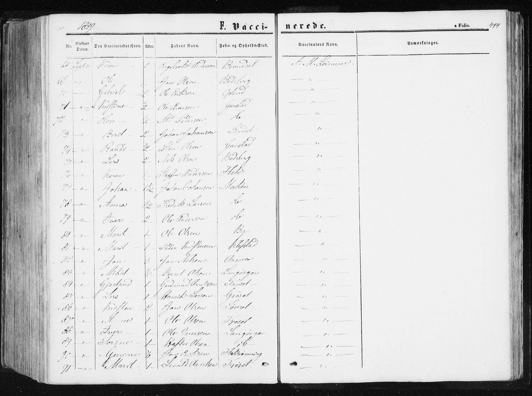 Ministerialprotokoller, klokkerbøker og fødselsregistre - Sør-Trøndelag, SAT/A-1456/612/L0377: Ministerialbok nr. 612A09, 1859-1877, s. 494