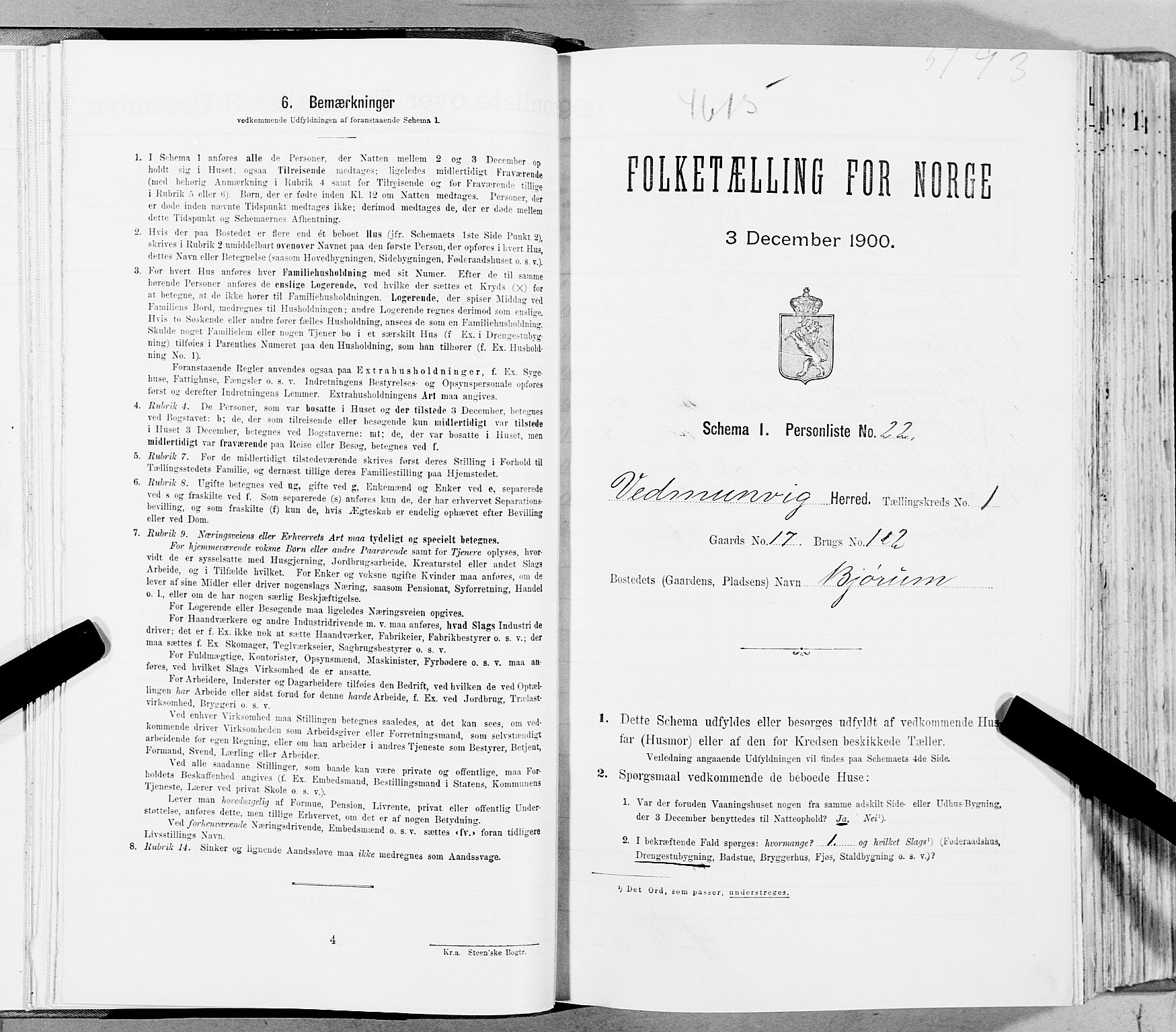 SAT, Folketelling 1900 for 1745 Vemundvik herred, 1900, s. 75