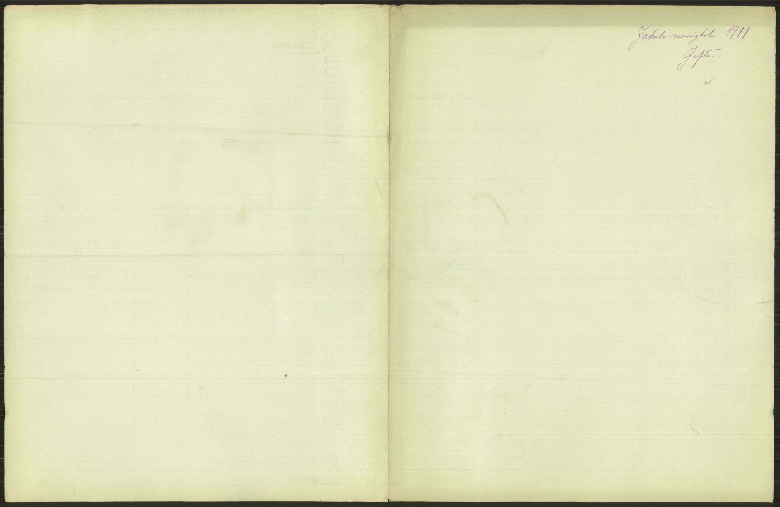 Statistisk sentralbyrå, Sosiodemografiske emner, Befolkning, AV/RA-S-2228/D/Df/Dfb/Dfba/L0008: Kristiania: Gifte, 1911, s. 141