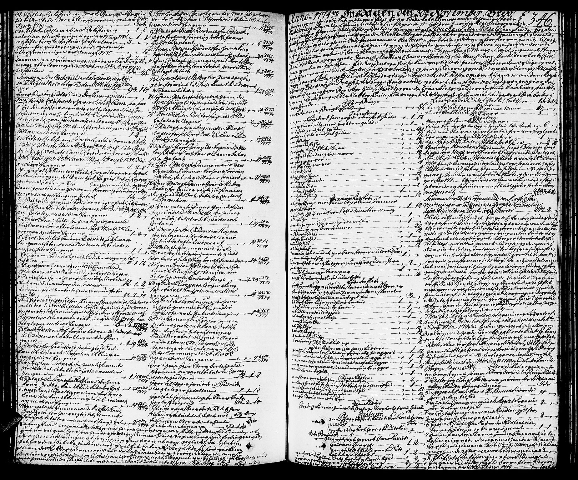 Orkdal sorenskriveri, SAT/A-4169/1/3/3Aa/L0007: Skifteprotokoller, 1767-1782, s. 345b-346a