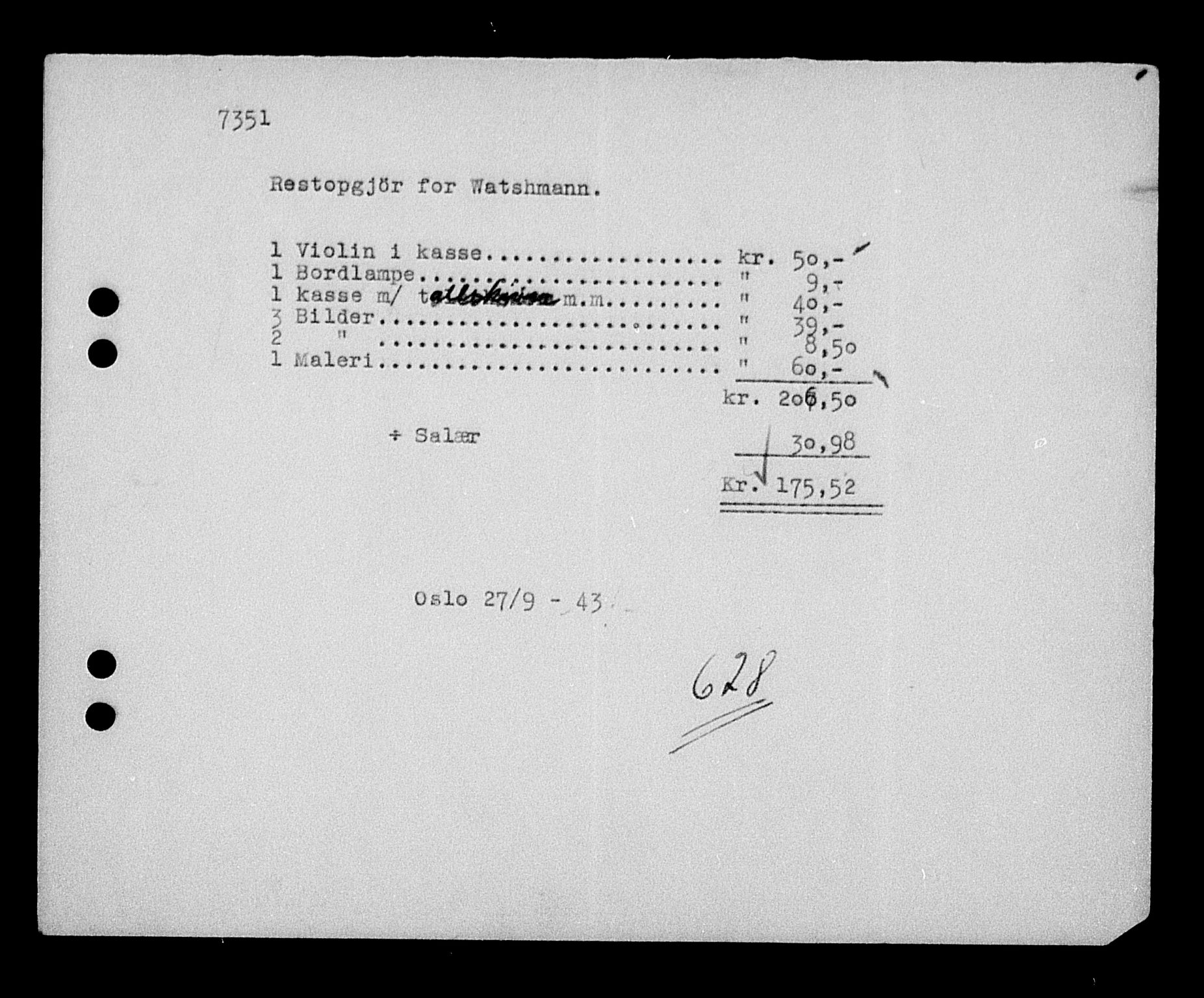 Justisdepartementet, Tilbakeføringskontoret for inndratte formuer, AV/RA-S-1564/H/Hc/Hcc/L0985: --, 1945-1947, s. 330