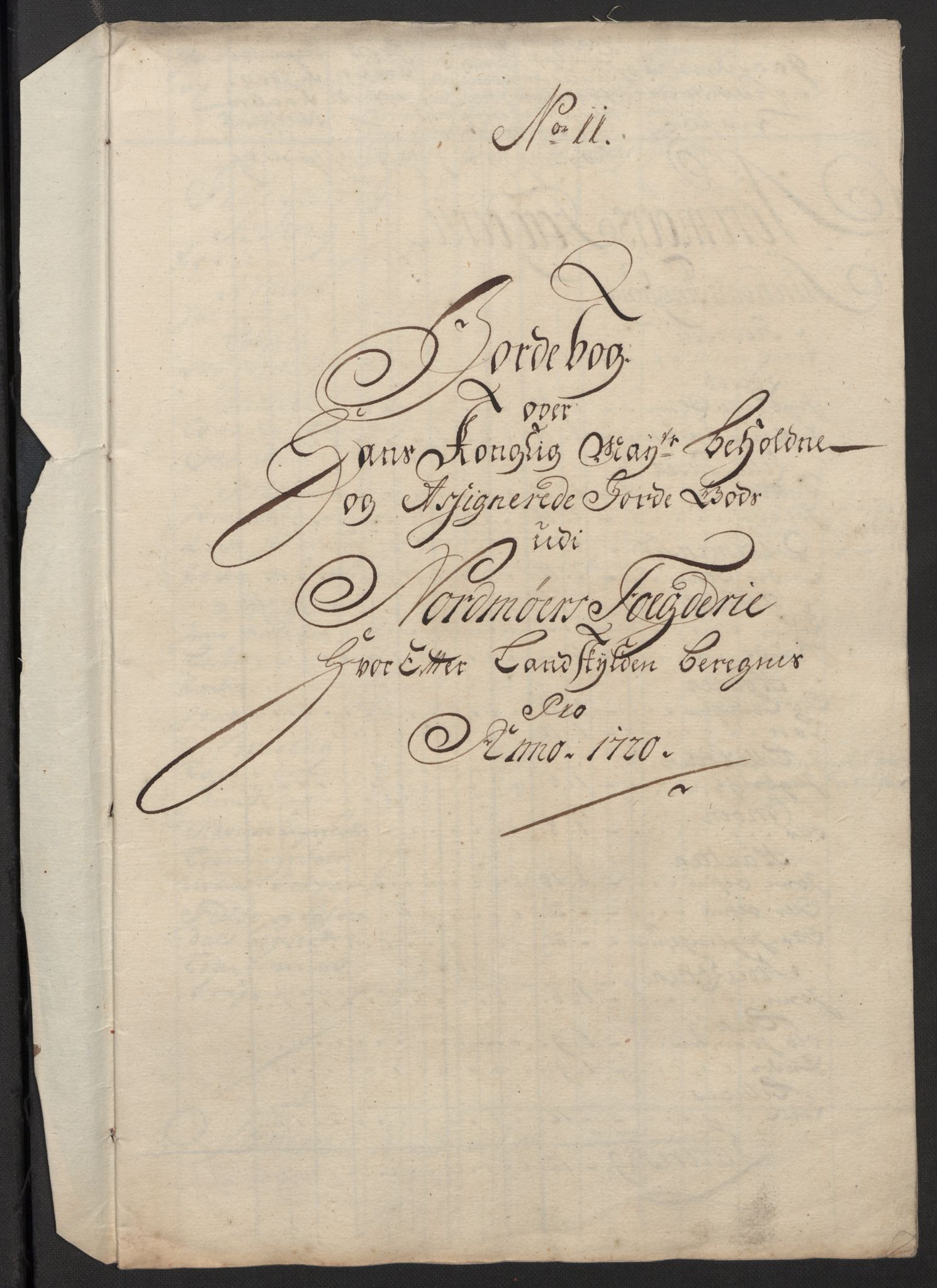 Rentekammeret inntil 1814, Reviderte regnskaper, Fogderegnskap, RA/EA-4092/R56/L3753: Fogderegnskap Nordmøre, 1720, s. 329