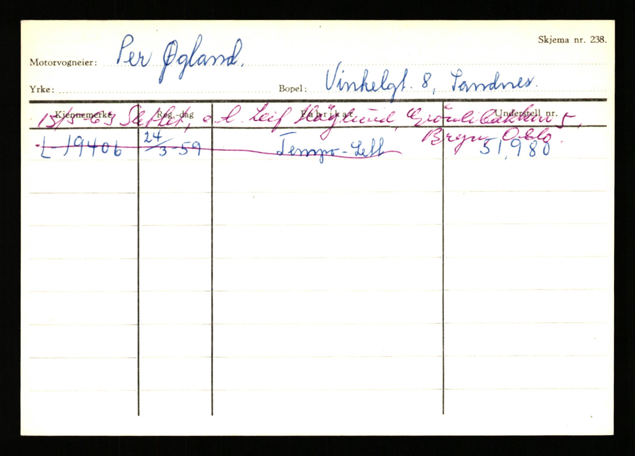 Stavanger trafikkstasjon, SAST/A-101942/0/H/L0043: Viste - Øksendal, 1930-1971, s. 1966