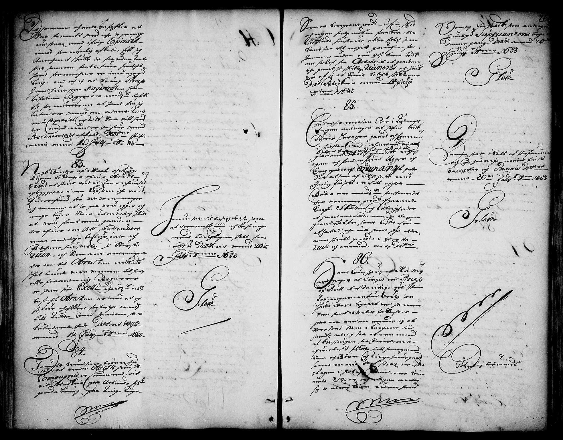Stattholderembetet 1572-1771, AV/RA-EA-2870/Ad/L0004: Supplikasjons- og resolusjonsprotokoll, 1683-1691, s. 24b-25a