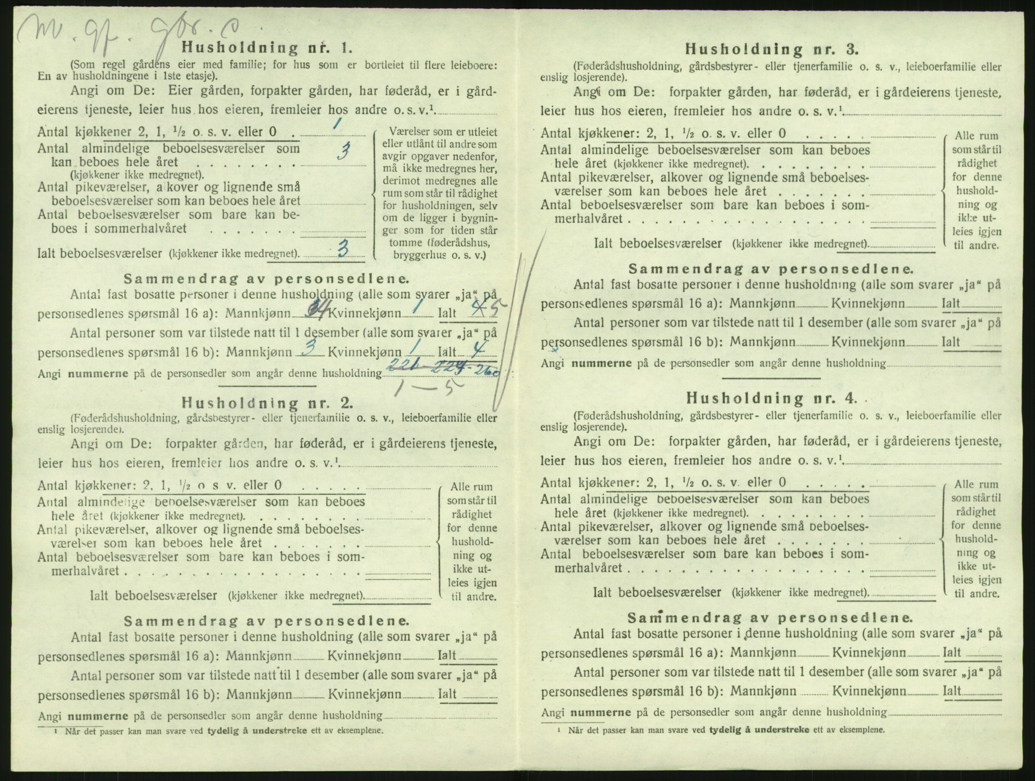 SAKO, Folketelling 1920 for 0727 Hedrum herred, 1920, s. 1592