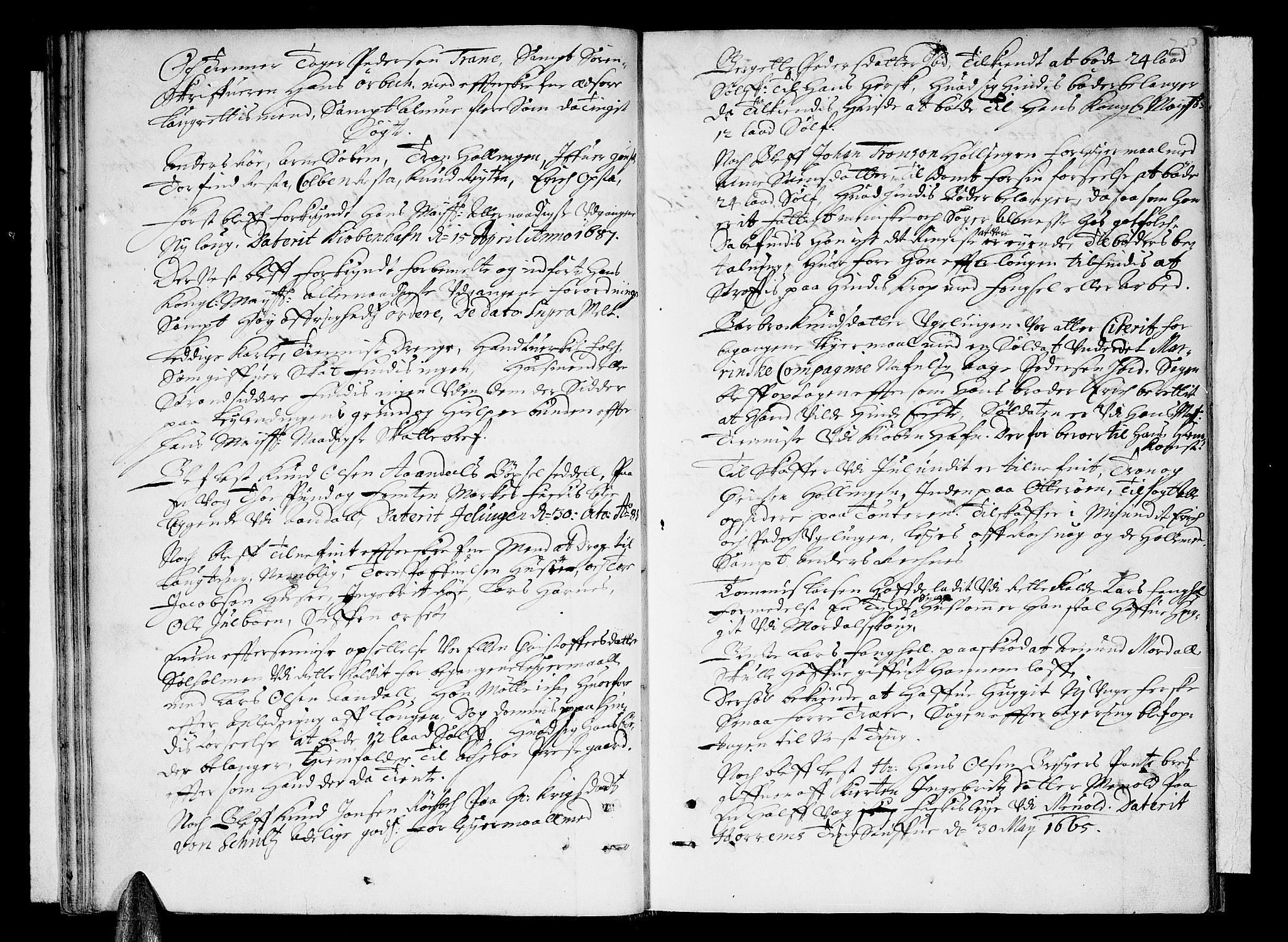 Romsdal sorenskriveri, SAT/A-4149/1/1/1A/L0001: Tingbok, 1688-1690, s. 27b-28a