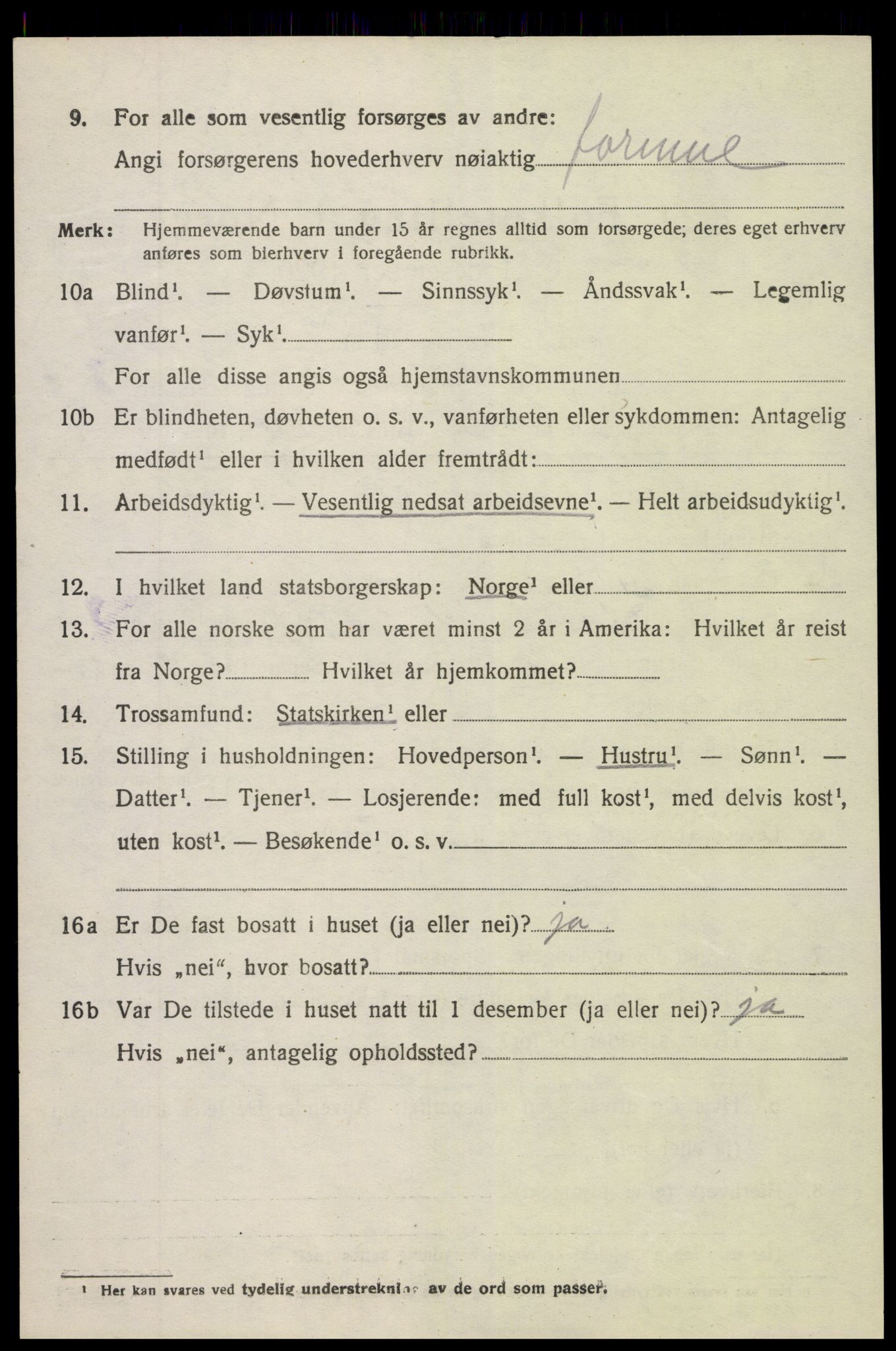 SAK, Folketelling 1920 for 0913 Søndeled herred, 1920, s. 4310