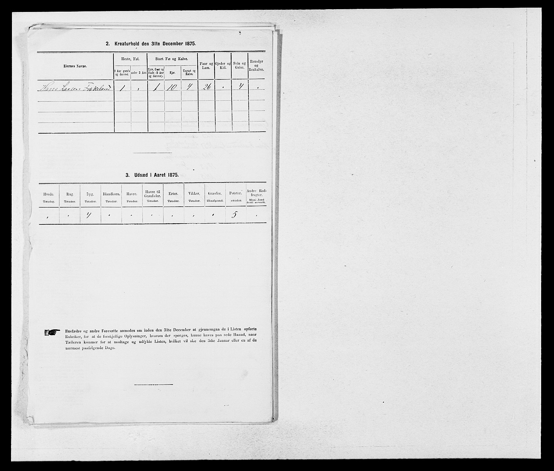 SAB, Folketelling 1875 for 1419P Leikanger prestegjeld, 1875, s. 195