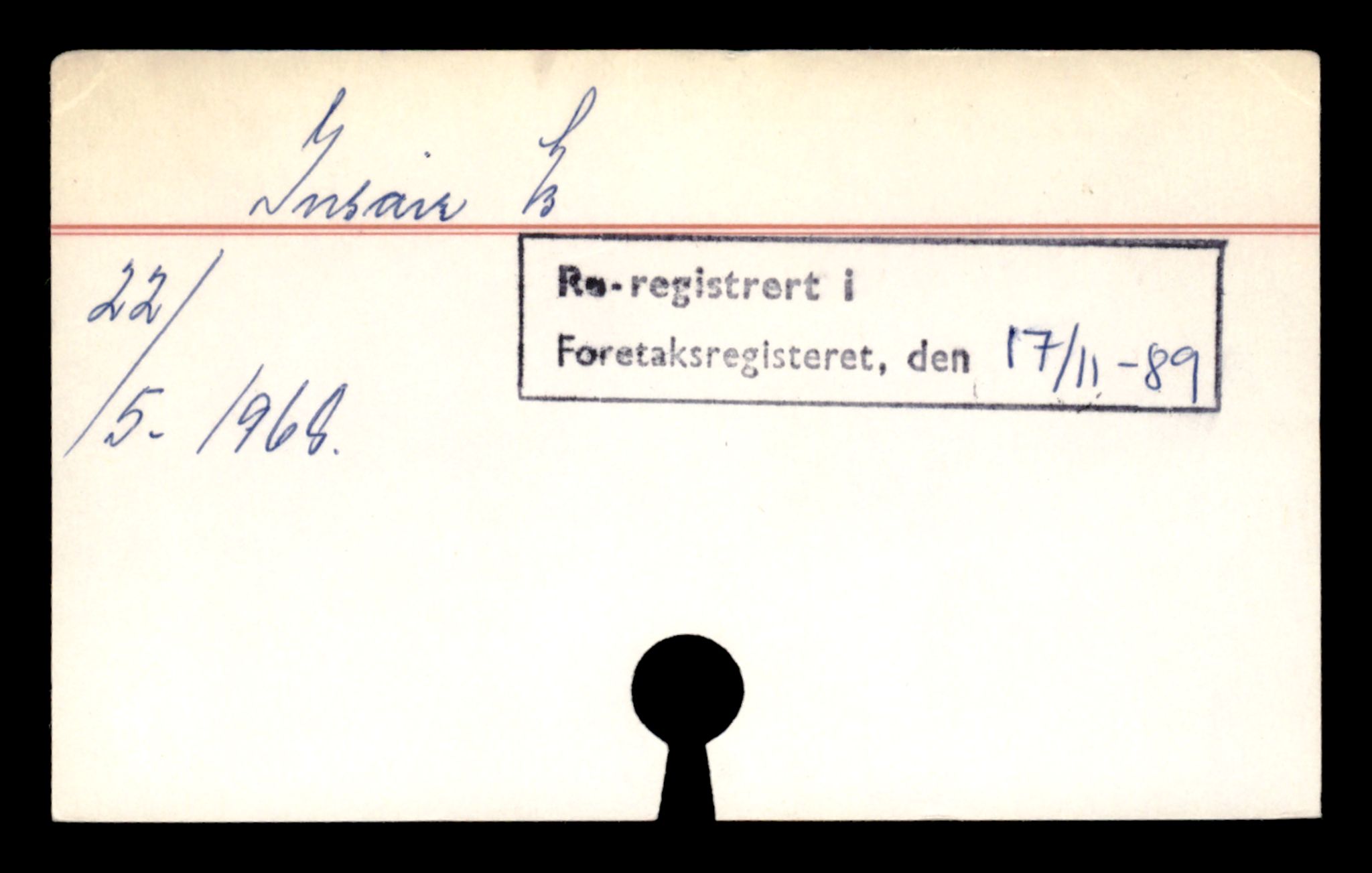Oslo byfogd, Handelsregisteret, SAT/A-10867/G/Ga/Gad/L0014: Kartotekkort, Ins-Joh, 1890-1990