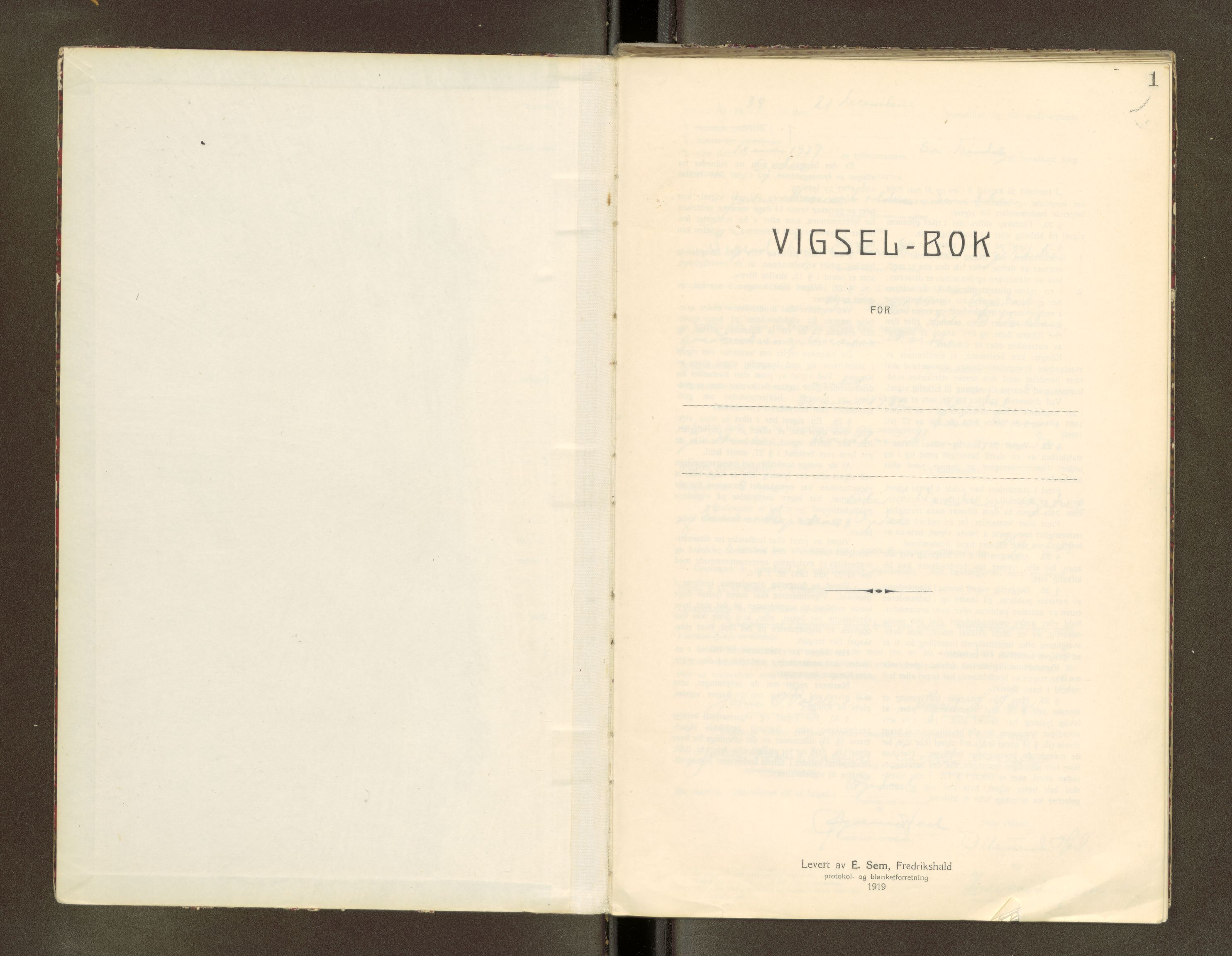 Orkdal sorenskriveri, SAT/A-4169/1/6/6D/L0007: Lysingsbok, 1919-1945, s. 1