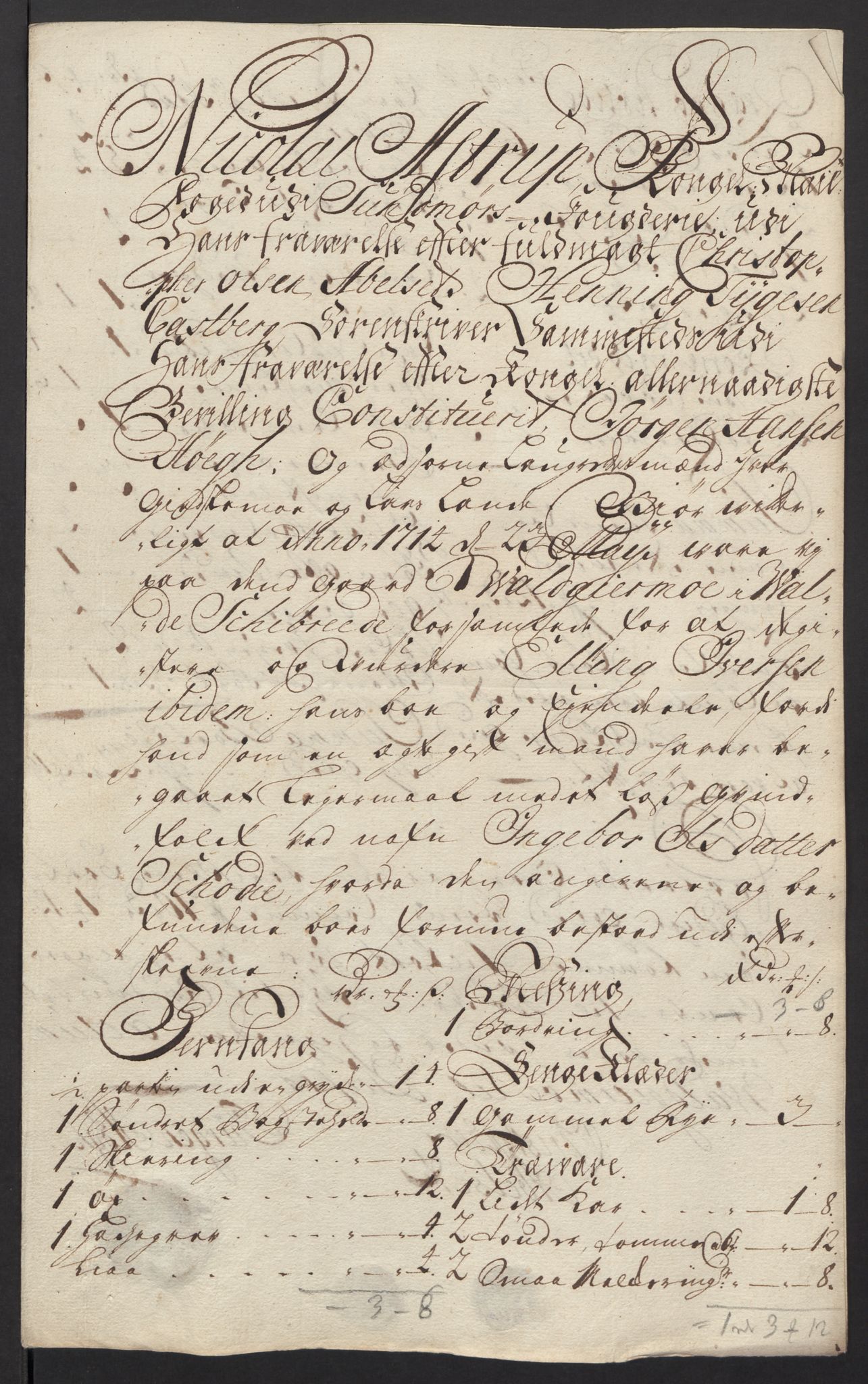 Rentekammeret inntil 1814, Reviderte regnskaper, Fogderegnskap, RA/EA-4092/R54/L3567: Fogderegnskap Sunnmøre, 1715, s. 204