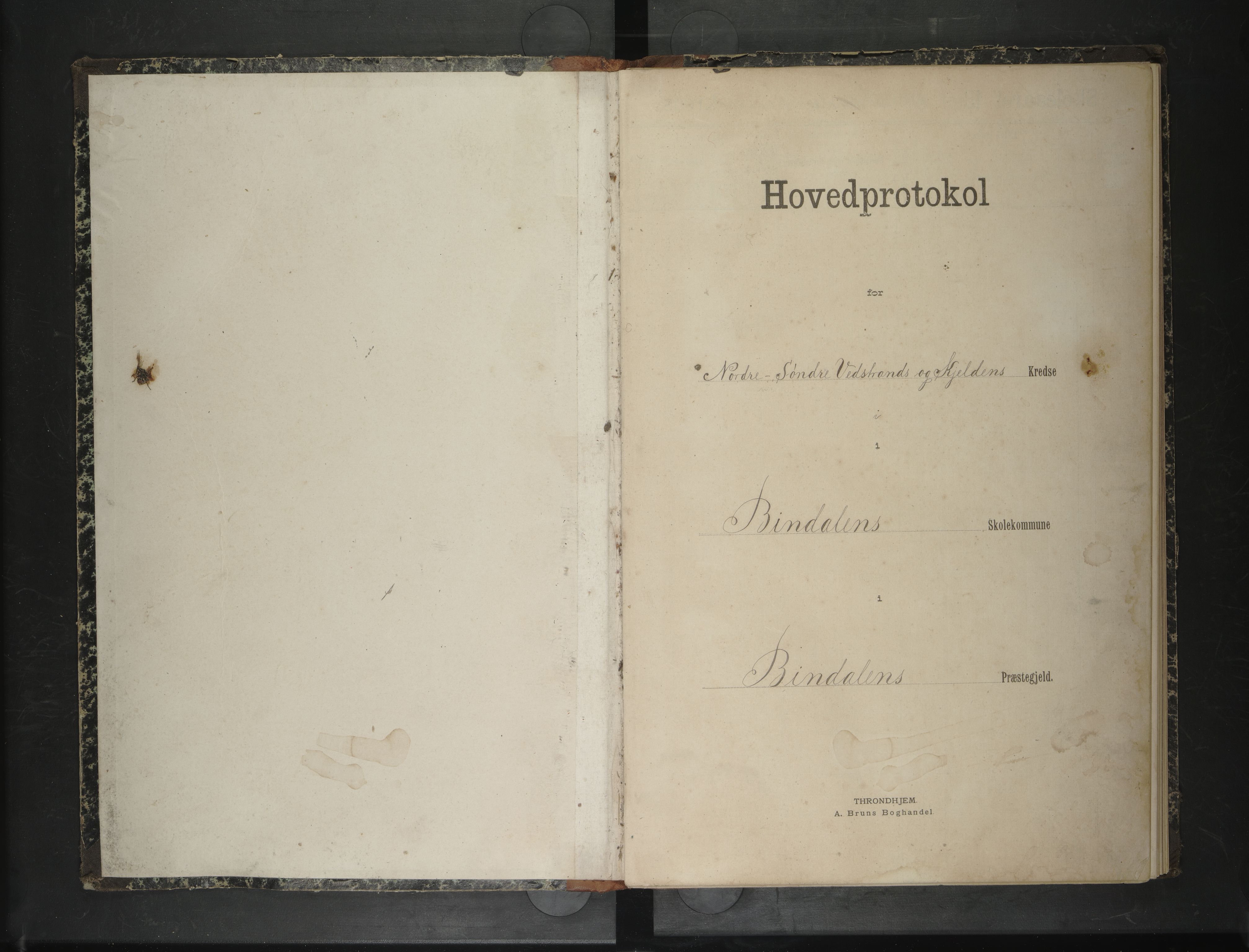 Bindal kommune. Ymse skolekretser, AIN/K-18110.510.09/F/Fa/L0030: Nordre Vedstrand, Søndre Vedstrand, Kjella, 1893-1896