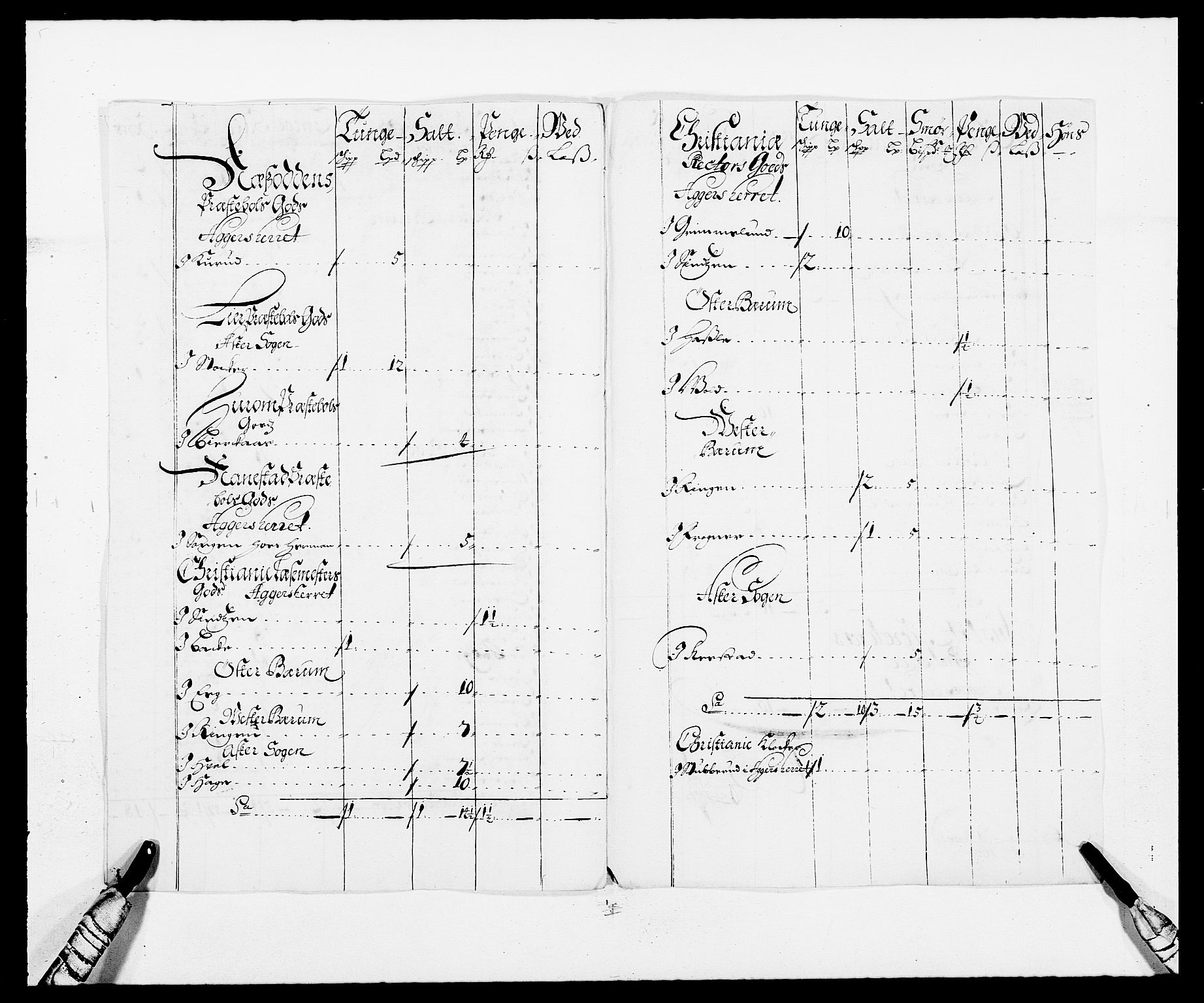 Rentekammeret inntil 1814, Reviderte regnskaper, Fogderegnskap, AV/RA-EA-4092/R08/L0423: Fogderegnskap Aker, 1687-1689, s. 209